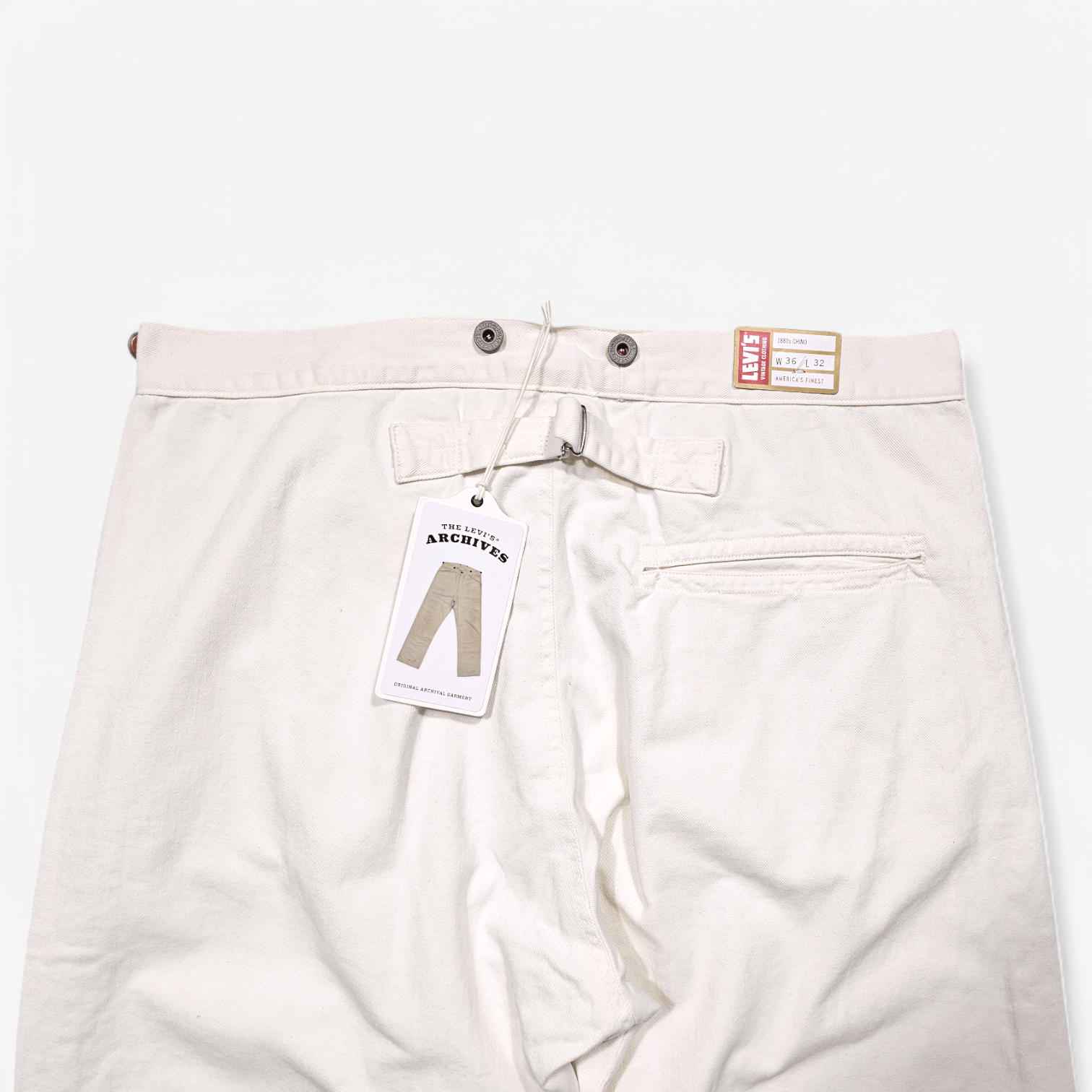 Levi's Vintage Clothing NWT LVC Levi's Vintage Clothing 1880s Chino Pants Repro SS23 Size US 36 / EU 52 - 8 Thumbnail