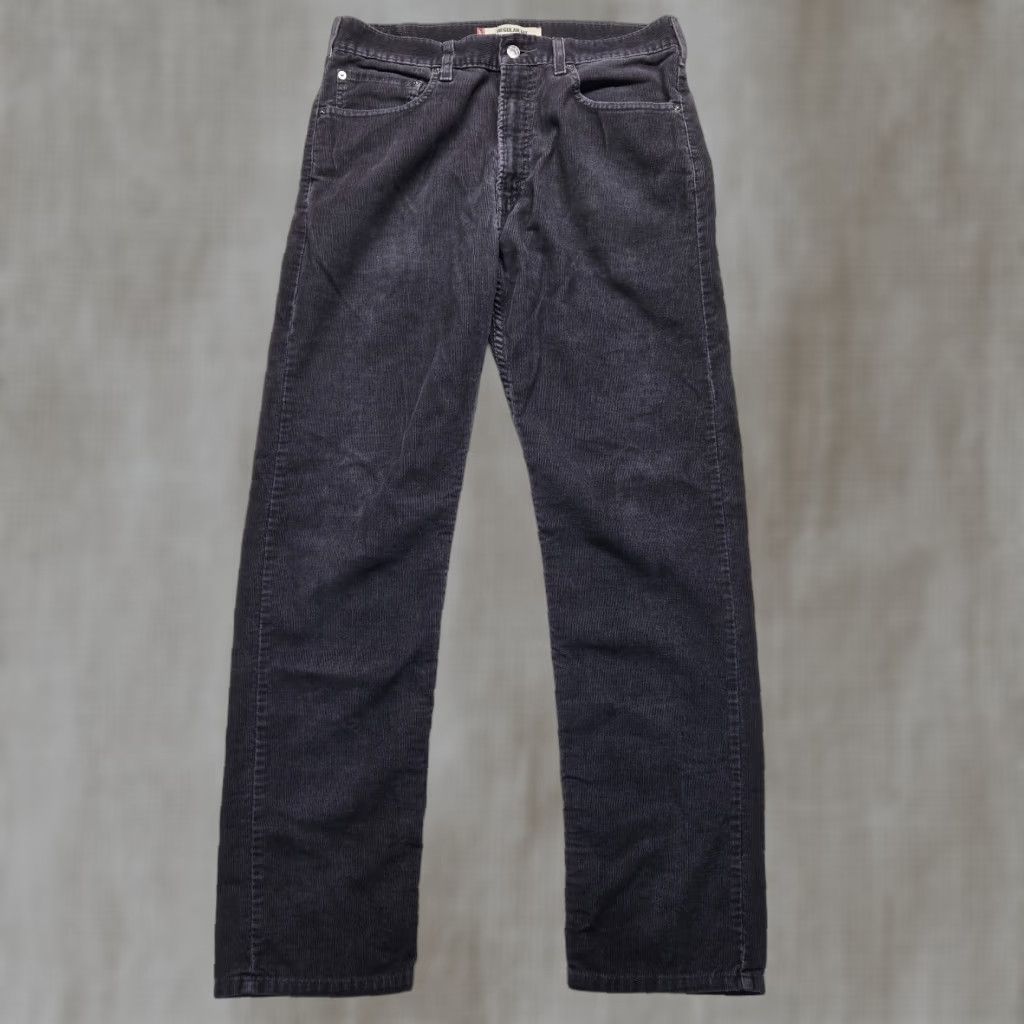 Levi's Levi's 505 Regular Fit Black Denim Jeans Adult Men's 34 x 34 Size US 34 / EU 50 - 1 Thumbnail