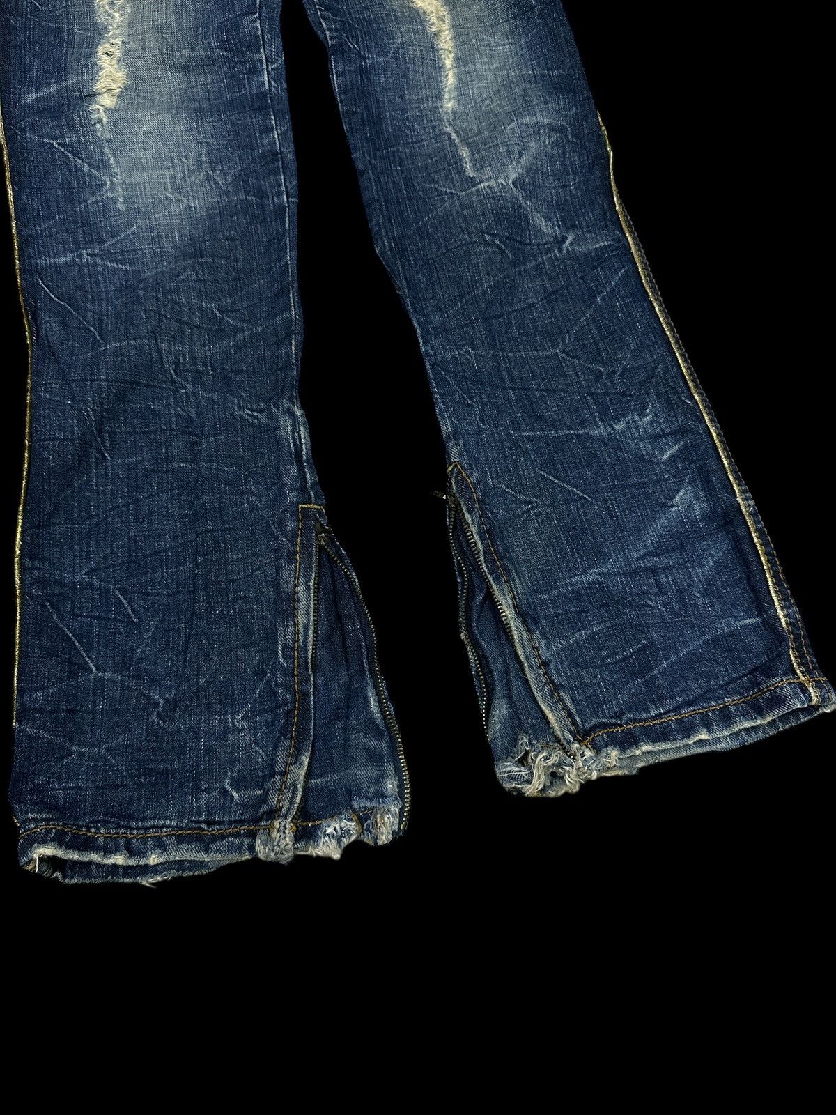 Japanese Brand Studed Denim BlueWashed 💥 Size US 34 / EU 50 - 2 Thumbnail