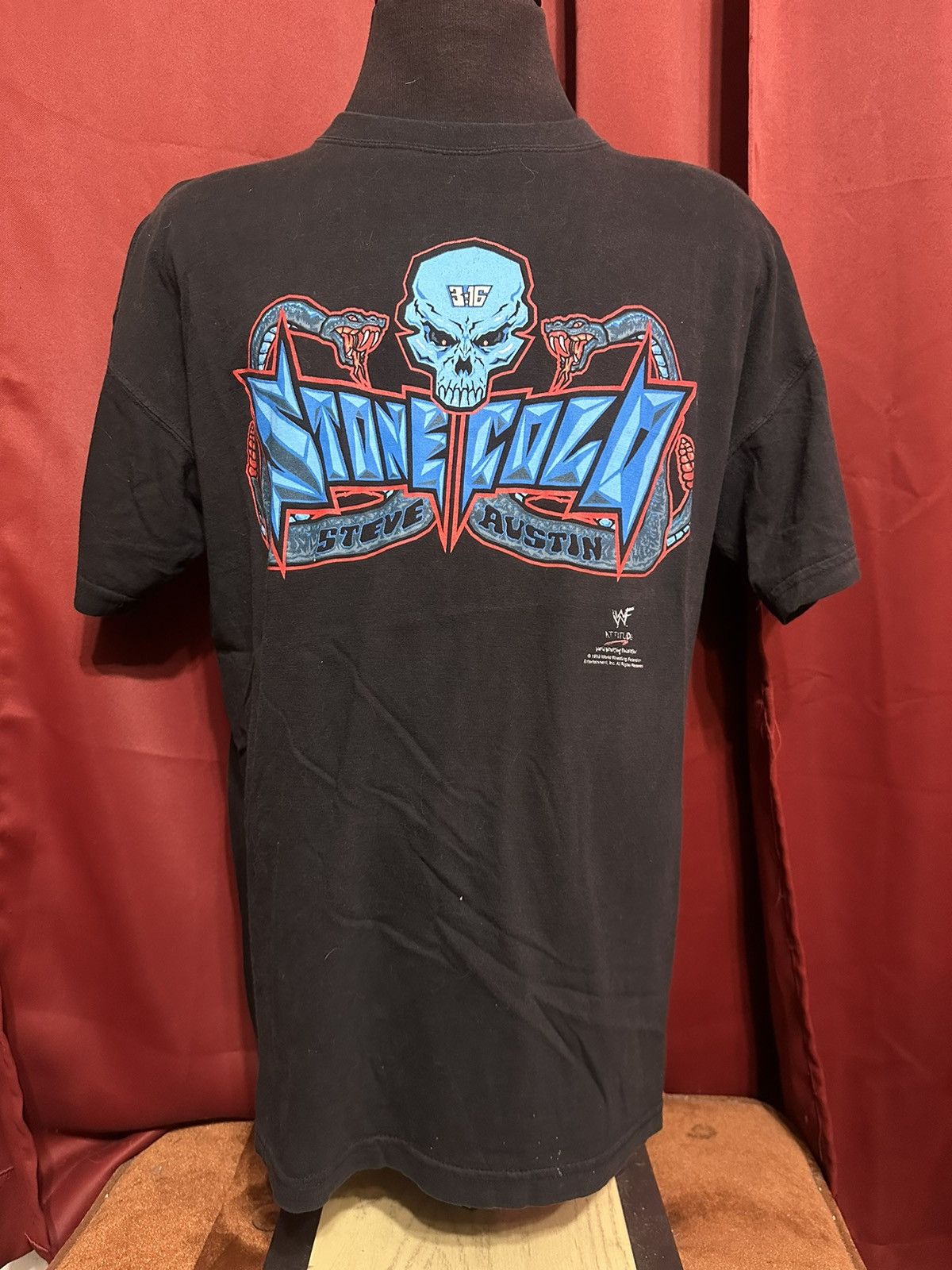 Vintage × WWF Vintage Stone Cold Steve Austin Tee WWF 90s Wrestling Grail Size US XL / EU 56 / 4 - 1 Thumbnail