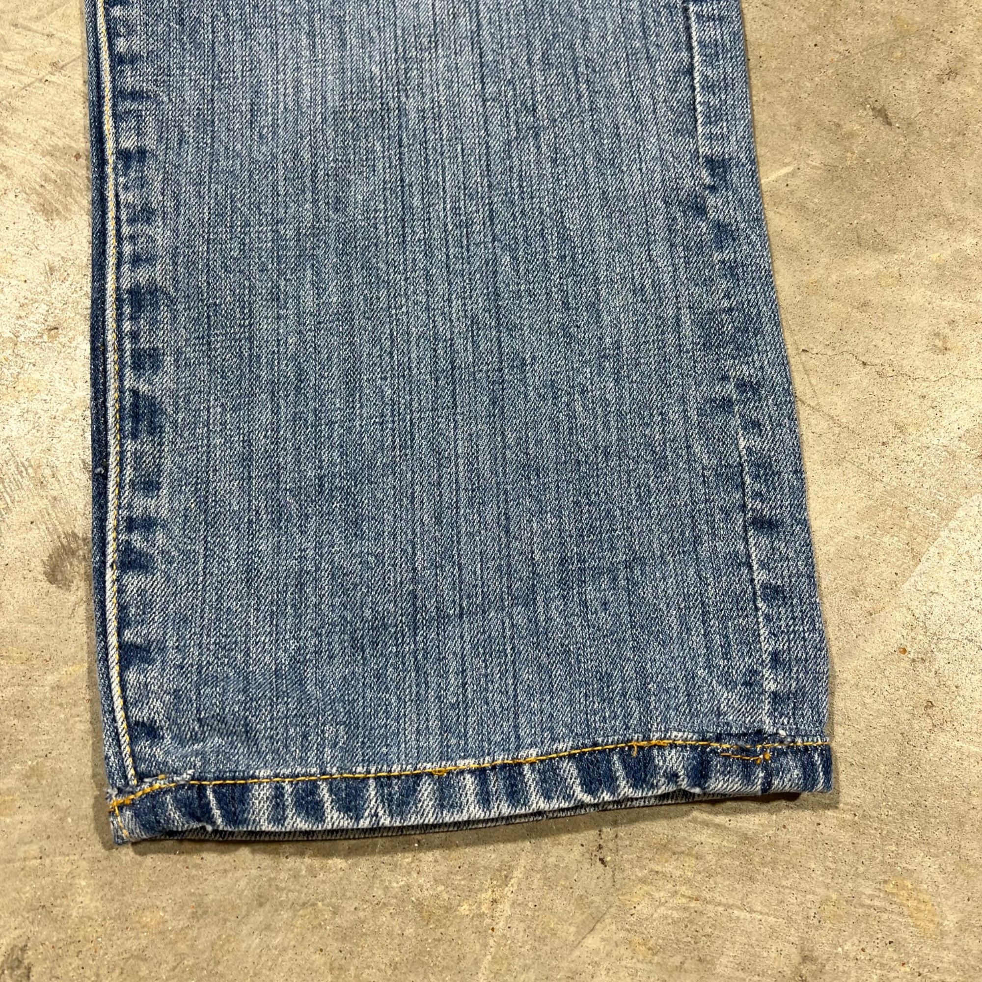 Levi's × RE/DONE $395 NWT RE/DONE x LEVI'S 90s INDIGO JEANS SZ 29 Size 29" - 3 Thumbnail