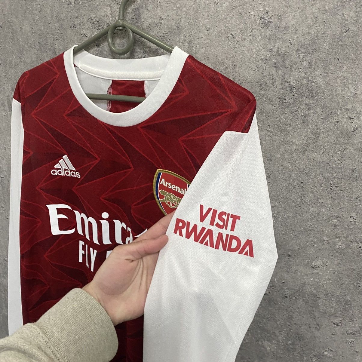 Adidas Arsenal London 2020 Home Football Long Sleeve Soccer Jersey Size US M / EU 48-50 / 2 - 8 Thumbnail
