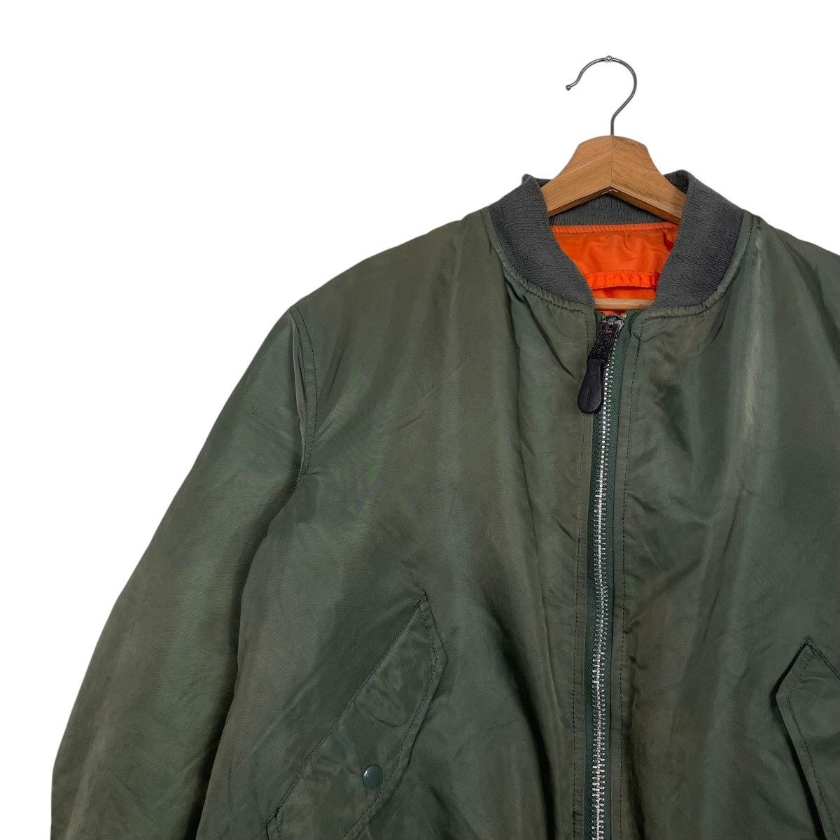 Alpha Industries Vintage Alpha Industries USAF MA-1 Nylon Bomber Size US L / EU 52-54 / 3 - 6 Thumbnail