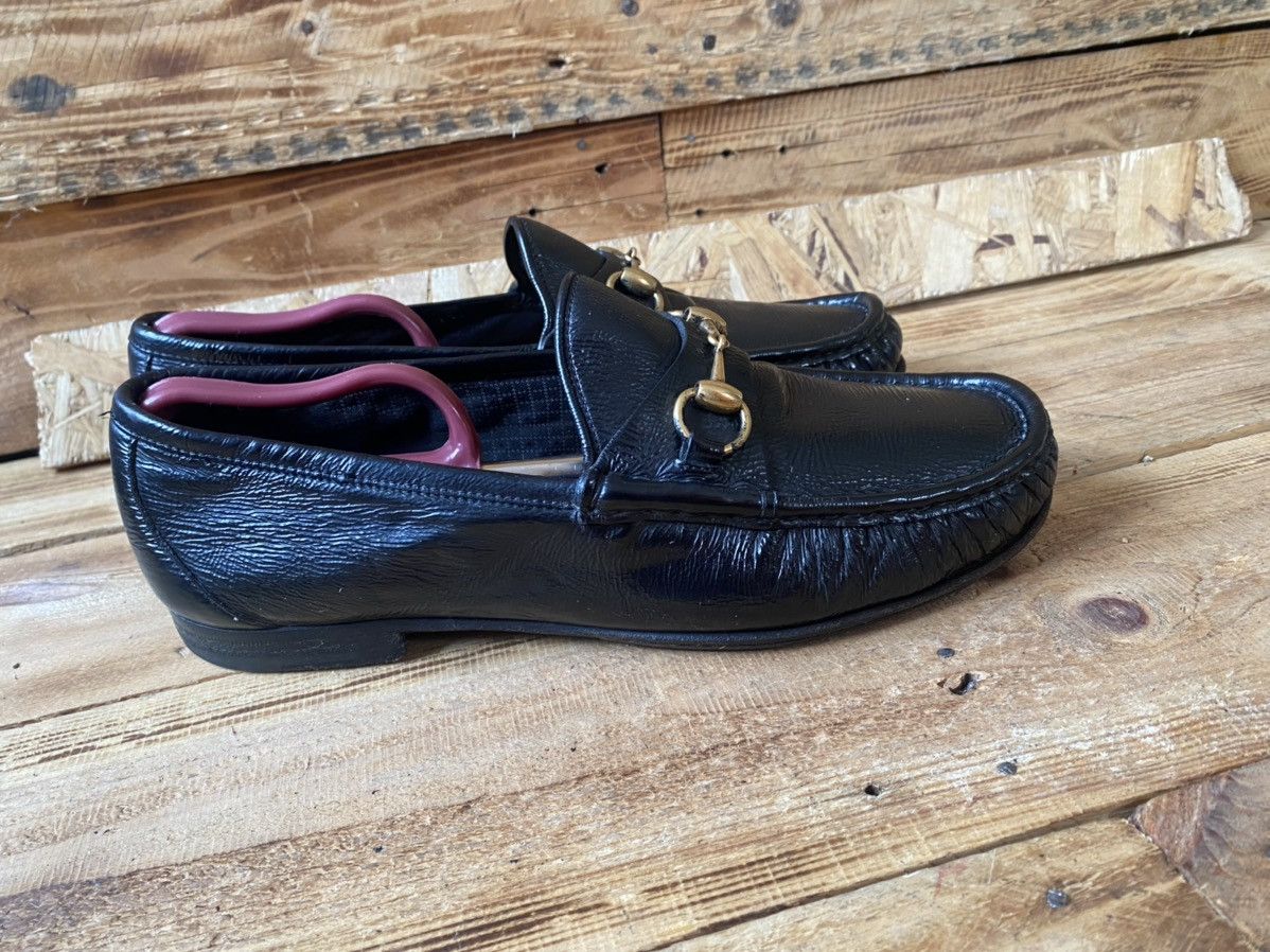 Gucci Gucci 1953 horsebit black patent leather loafers UK 9 Size US 10 / EU 43 - 10 Thumbnail