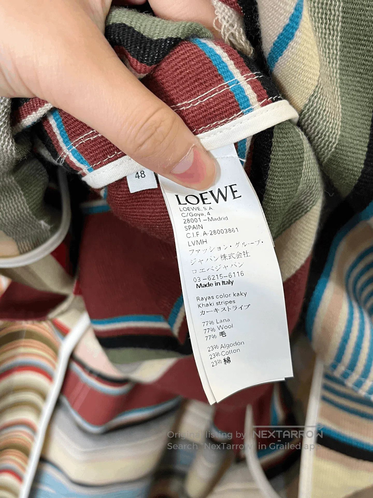 Loewe Loewe Color-Block Coat. Size US M / EU 48-50 / 2 - 4 Thumbnail