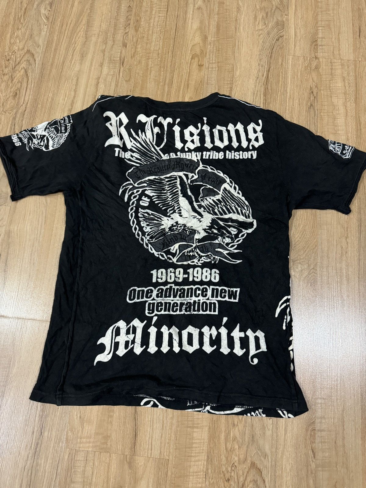 Seditionaries Realist Criticim AFFICTION STYLE FULL PRINT GOTHIC TSHIRT Size US M / EU 48-50 / 2 - 3 Thumbnail