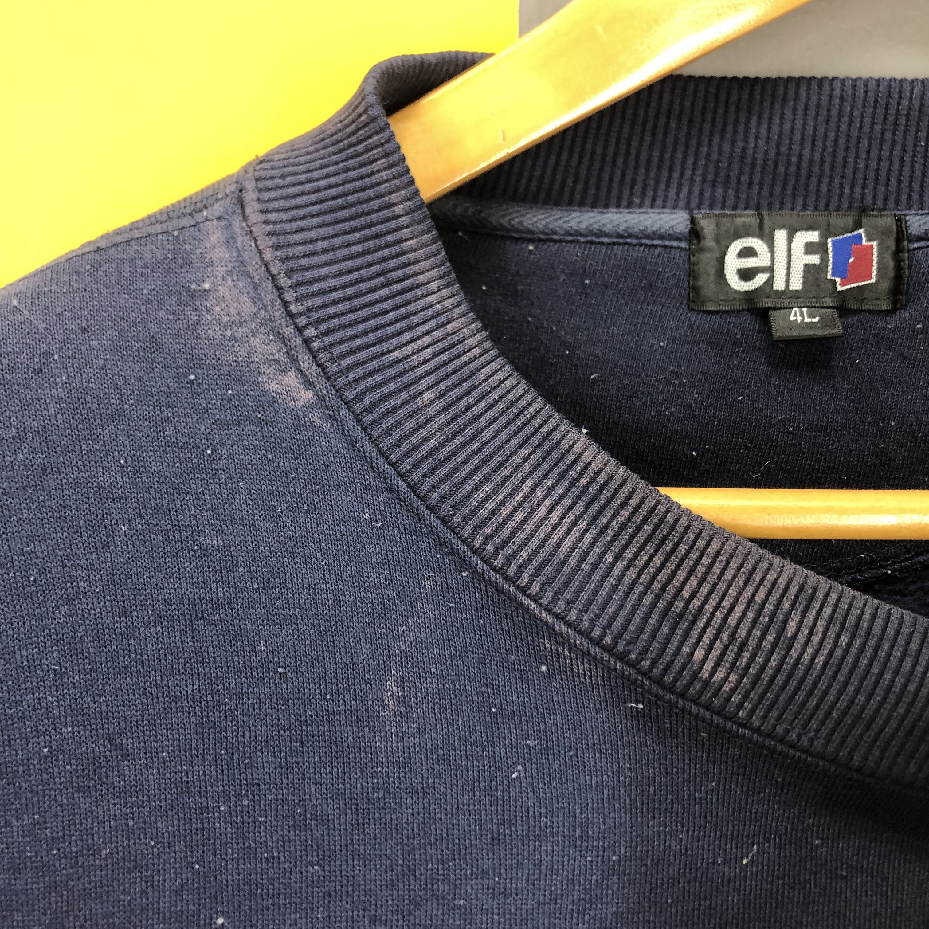 Other Thrashed ELF Motorsport Crew Neck Sweatshirt #1637/03 Size US XXL / EU 58 / 5 - 5 Thumbnail