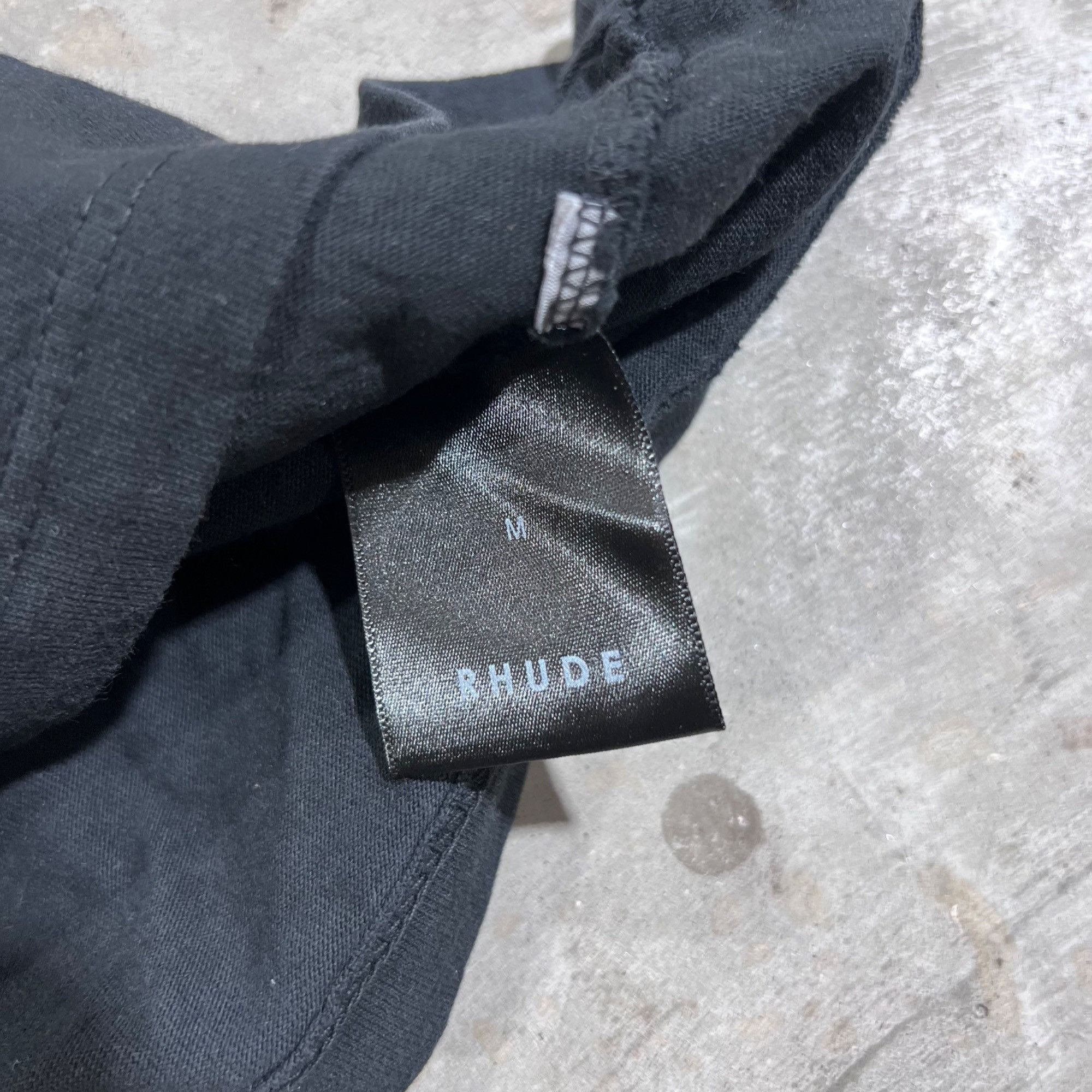 Rhude NEW RHUDE LASSO BLACK TEE SZ MEDIUM Size US M / EU 48-50 / 2 - 7 Thumbnail