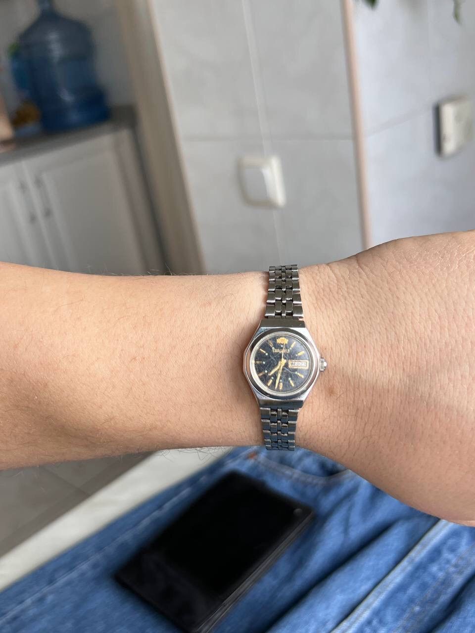 Japanese Brand × Orient × Vintage Vintage Orient Watch Automatic Japan Made 1980’s Calendar Size ONE SIZE - 4 Thumbnail