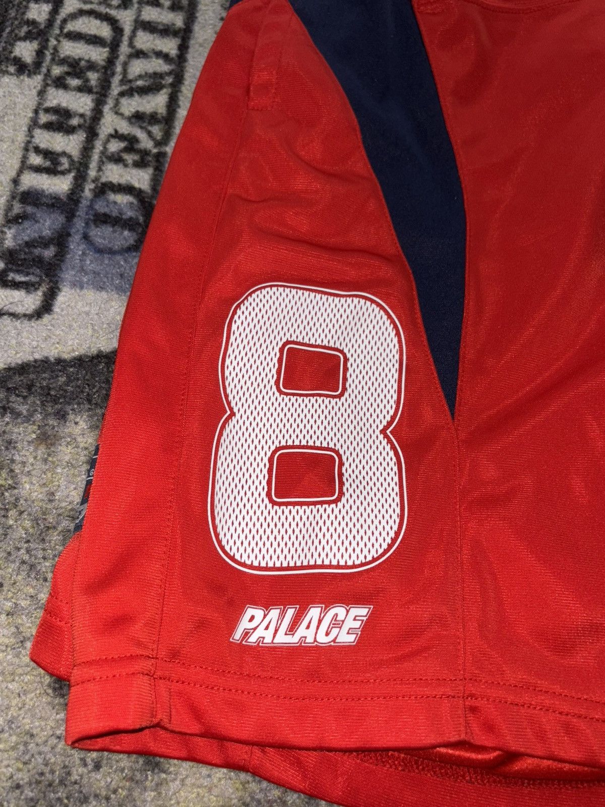 Palace Palace Mesh Team Short Red (MEDIUM) Size US 30 / EU 46 - 2 Thumbnail