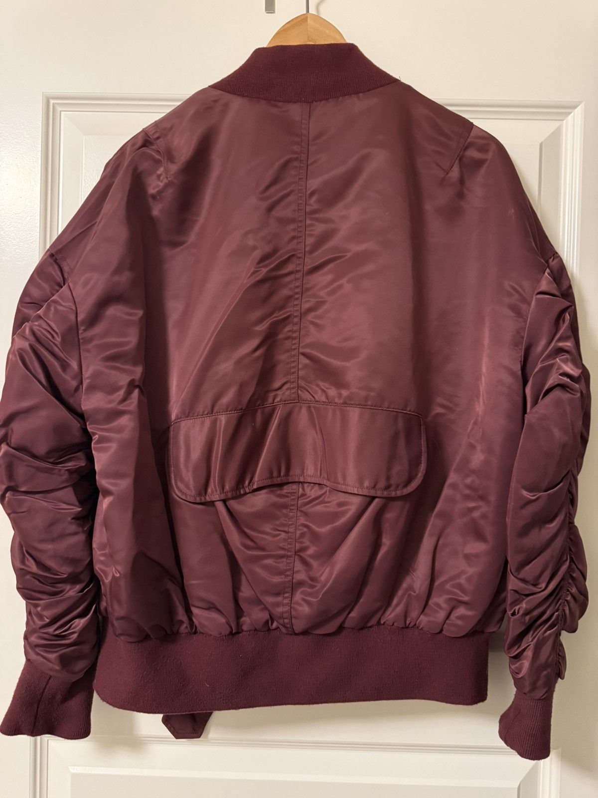 Fear of God Fear of God 4th Collection Merlot Bomber Jacket Silk Size M Size US M / EU 48-50 / 2 - 7 Thumbnail