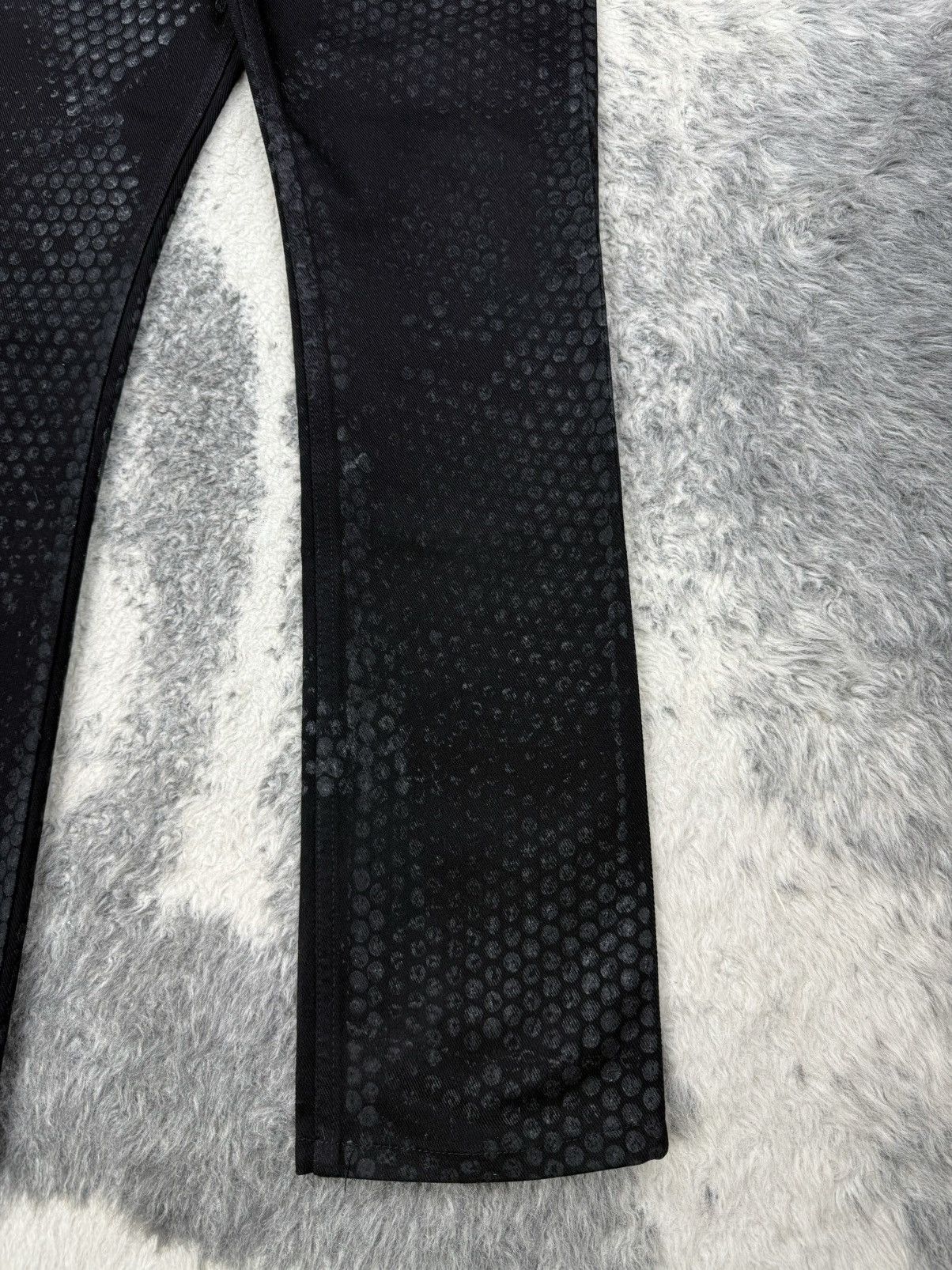 Archived! SS2003 Helmut Lang Rubber Tire Printed Denim