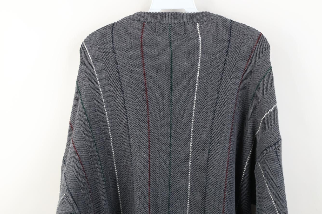 Polo Ralph Lauren Vintage 90s Chaps Ralph Lauren Herringbone Knit Sweater Size US XL / EU 56 / 4 - 12 Thumbnail