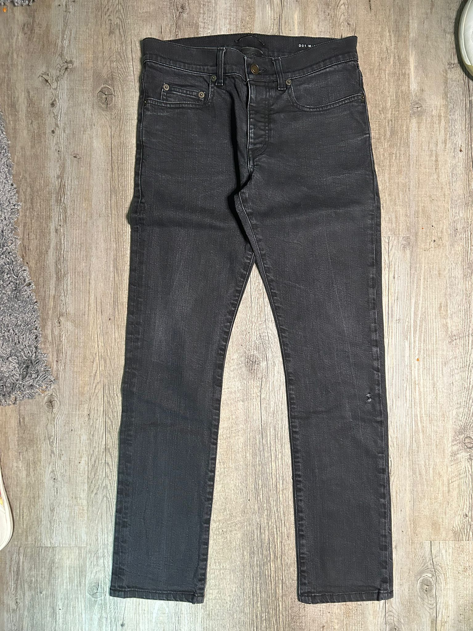 Saint Laurent Paris Saint Laurent Paris D24 Black Size US 30 / EU 46 - 1 Thumbnail