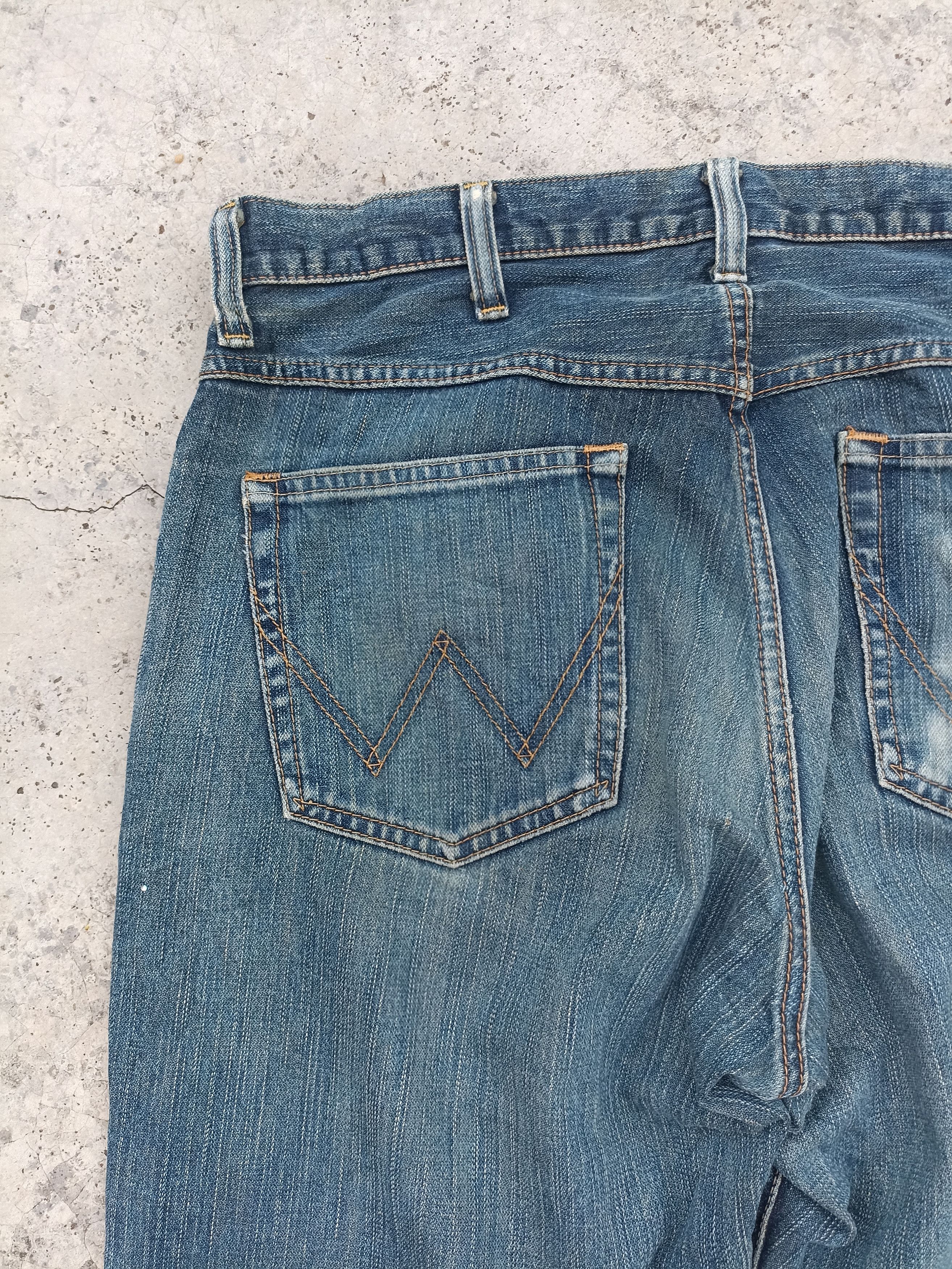 If Six Was Nine Flare Vtg Wrangler Jeans Distressed if six was nine baggy Size US 36 / EU 52 - 9 Thumbnail