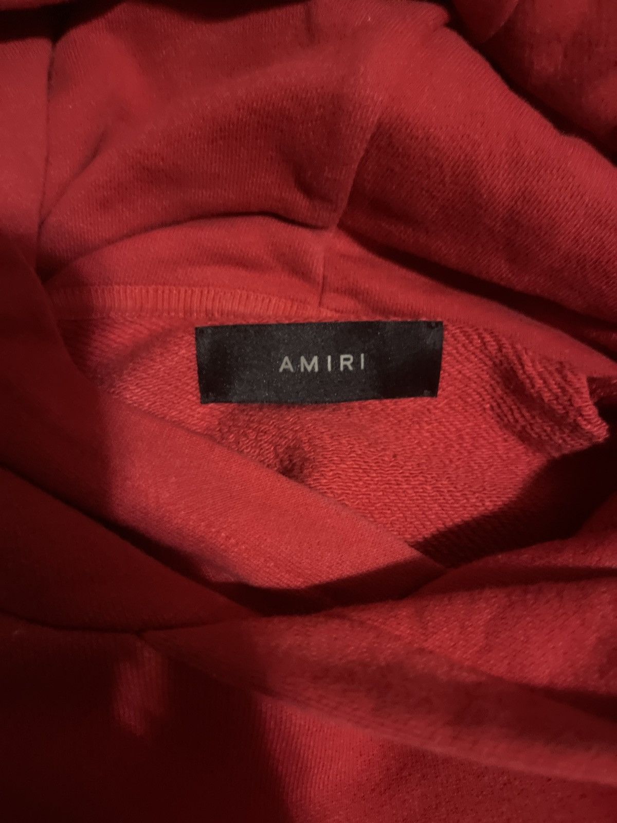 Amiri Red MA Core Hoodie Size US M / EU 48-50 / 2 - 6 Thumbnail