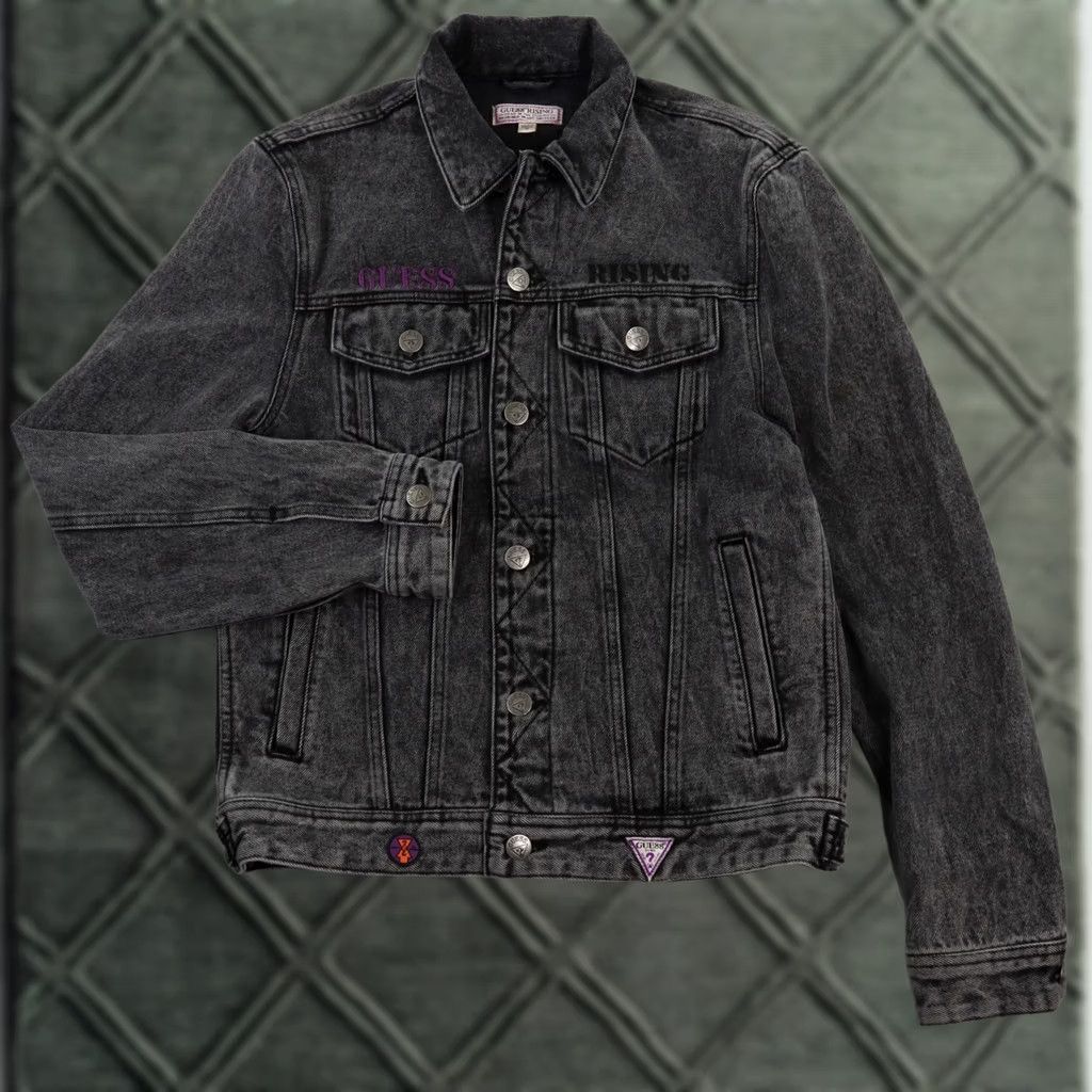 Guess 88RISING X GUESS Jacket MENS Medium Black Cotton Button Jacket Accessories Rare Size US M / EU 48-50 / 2 - 1 Thumbnail