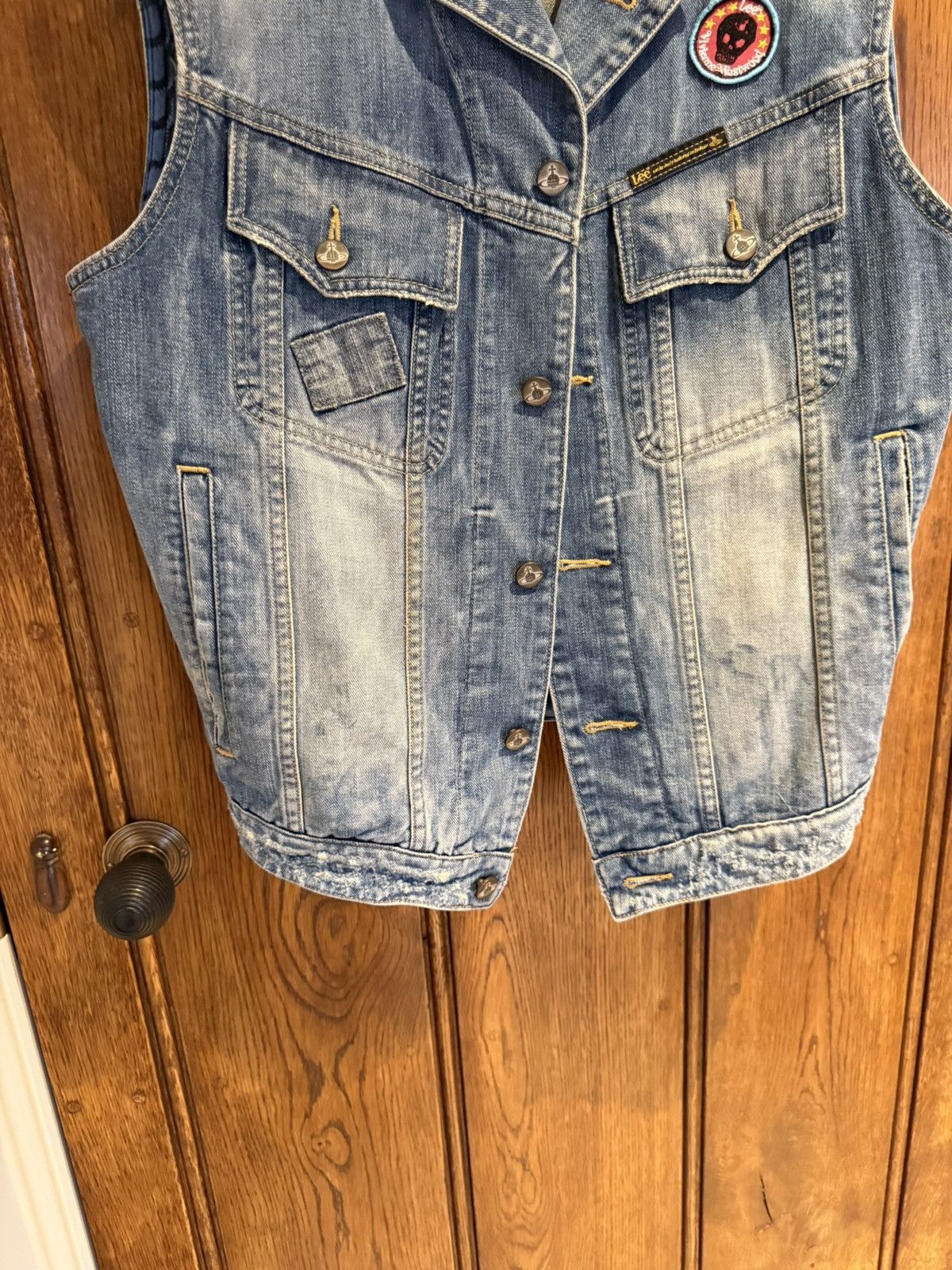 Lee × Vivienne Westwood Vivienne Westwood Anglomania seditionaries denim vest jacket Size US L / EU 52-54 / 3 - 13 Thumbnail