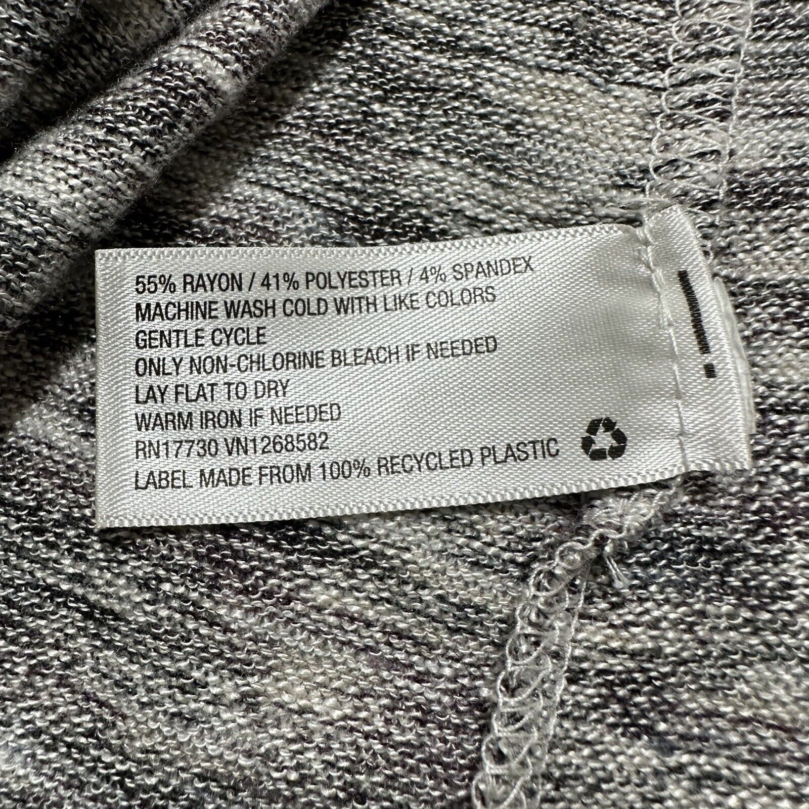 Other Knox Rose Large Waterfall Cardigan Duster Sweater Gray Size L / US 10 / IT 46 - 4 Thumbnail