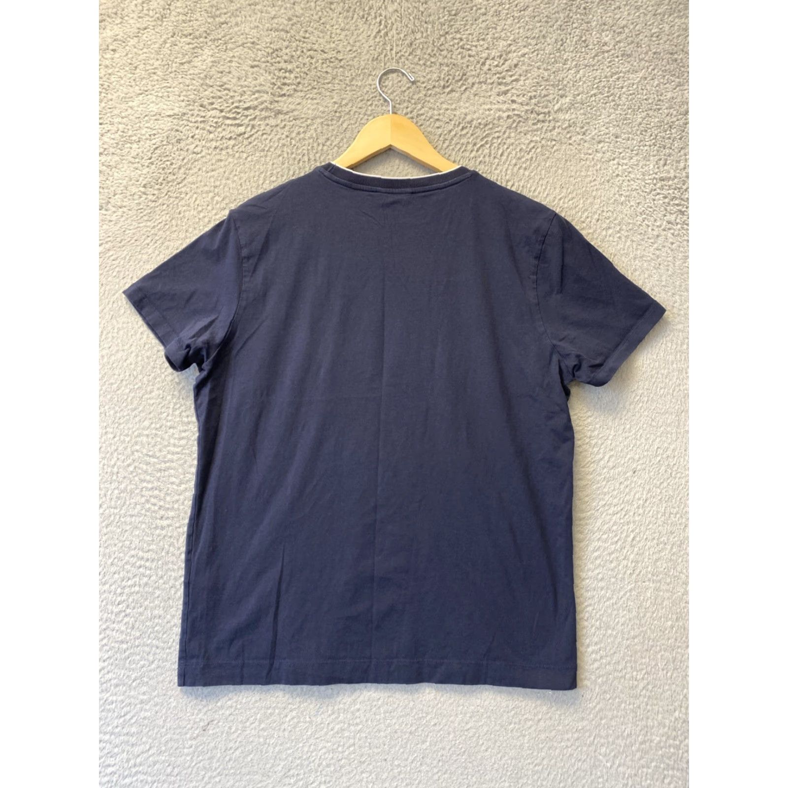 Massimo Dutti VINTAGE Massimo Dutti Navy T-Shirt Unisex Adults M White Casual Smart Style Size M / US 6-8 / IT 42-44 - 6 Thumbnail