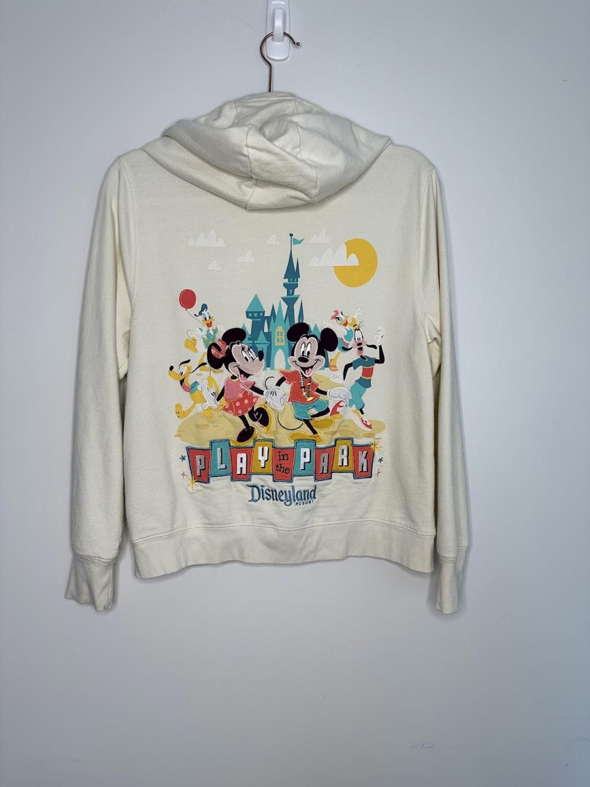 Disney Play In The Park Disneyland Zip Up Hoodie - Sz. XS Size XS / US 0-2 / IT 36-38 - 1 Thumbnail