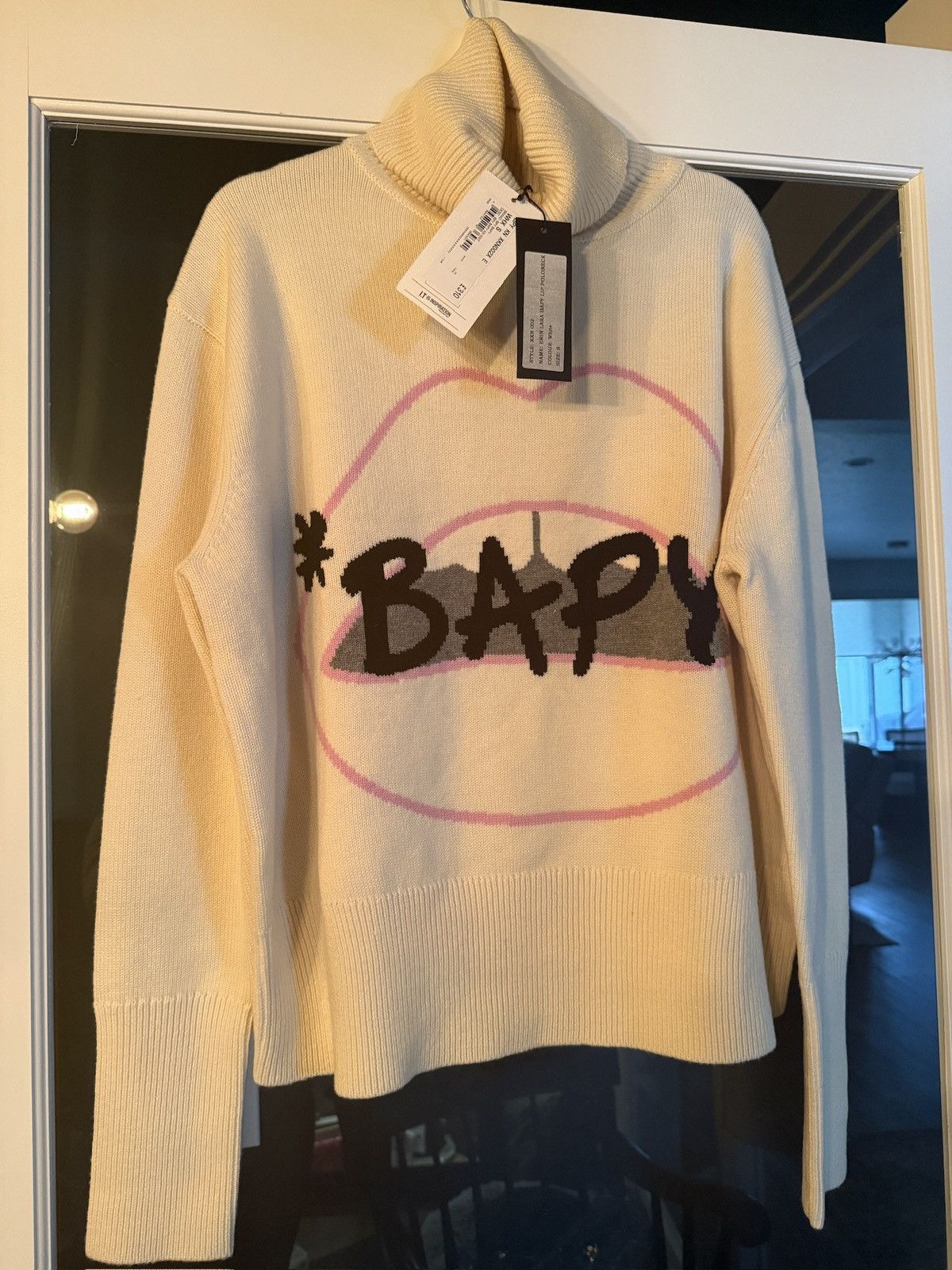 Bape New with Tags - Bape Bapy X Markus Lupfer Turtleneck Sweater Size S / US 4 / IT 40 - 1 Thumbnail