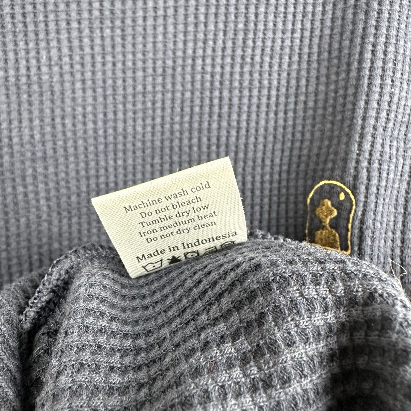 Vintage Dandy Del Mar Cannes Heavyweight Waffle Knit Thermal Long Sleeve L Blue T-Shirt Mens Size L Size US L / EU 52-54 / 3 - 5 Thumbnail