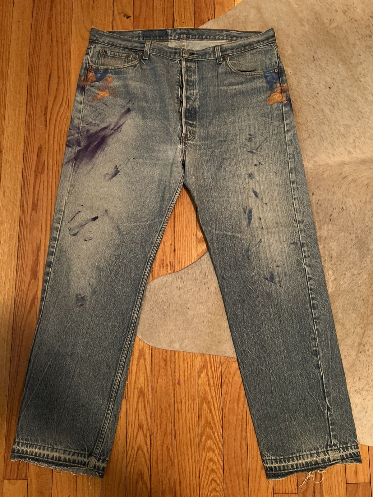 Levi's Vintage '92 Levis 501 Painter Jeans Size US 40 / EU 56 - 1 Thumbnail