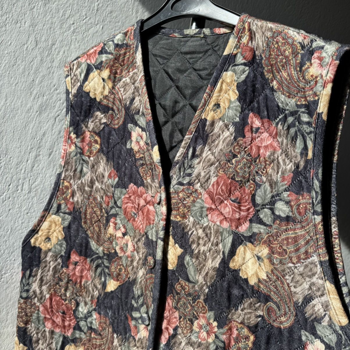 Acne Studios × Aime Leon Dore × Japanese Brand Vintage Quilted Vest Flowers Print ALD ACNE STUDIOS STYLE Size US L / EU 52-54 / 3 - 3 Thumbnail