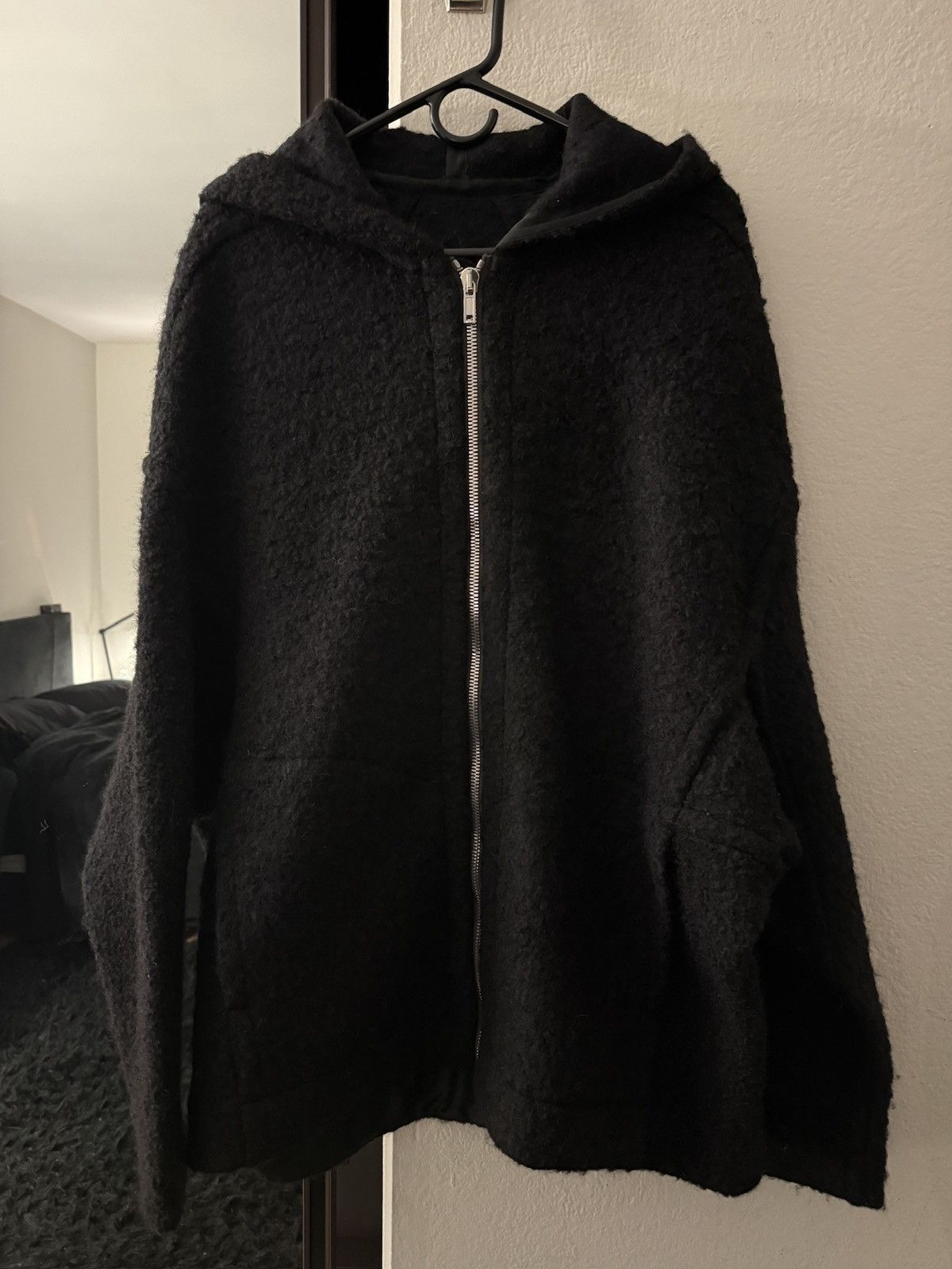 Rick Owens Rick Owens Alpaca Mohair Peter Hoodie Size US XL / EU 56 / 4 - 2 Thumbnail