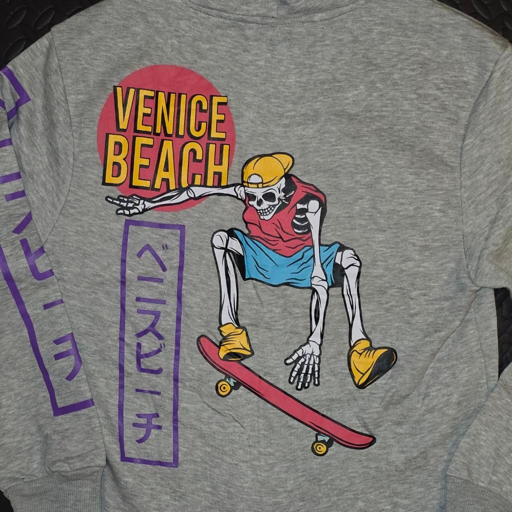 Chemistry Men's CHEMISTRY Gray Venice Beach Skater Hoodie M Size US M / EU 48-50 / 2 - 5 Thumbnail