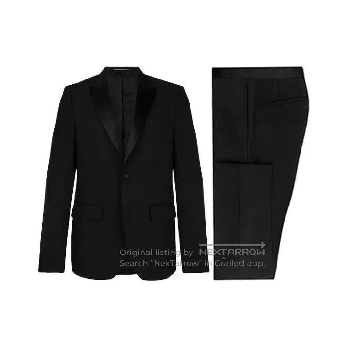 Givenchy Givenchy Men's Solid Wool Blend Lapel Suit. Size US M / EU 48-50 / 2 - 1 Thumbnail