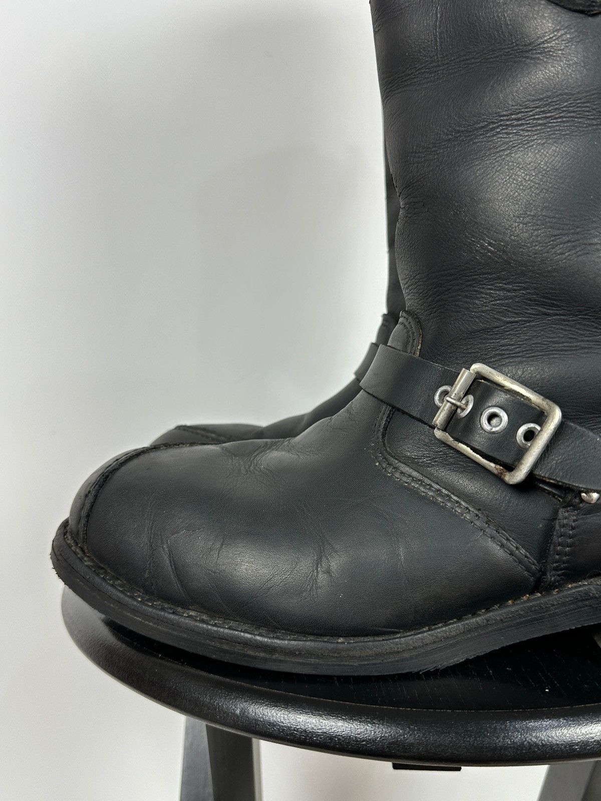 Harley Davidson 80s Vintage Harley Davidson Eagle Leather Motorcycle Boots Size US 9.5 / EU 42-43 - 13 Thumbnail