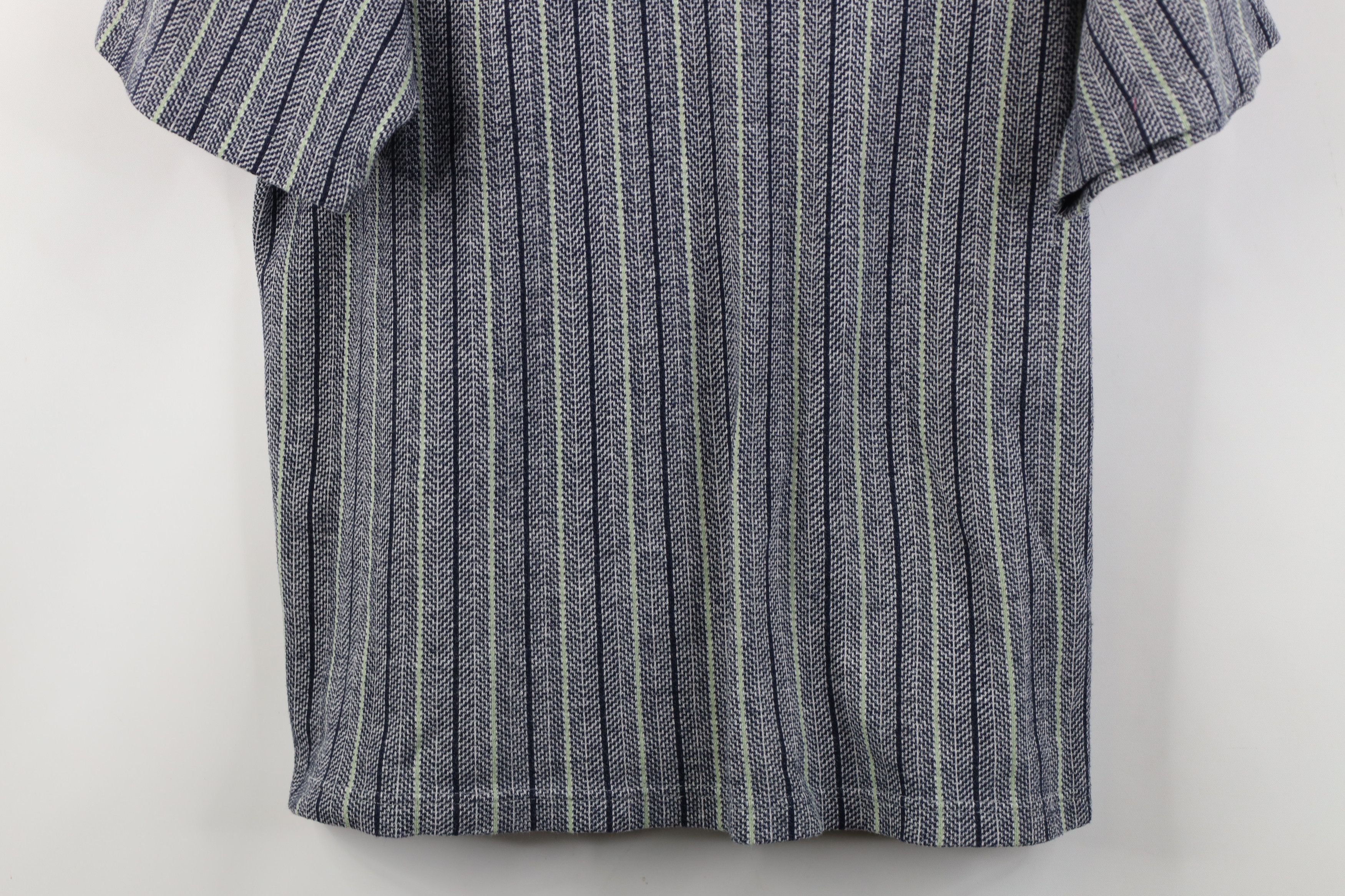 Vintage Vintage 90s Streetwear Herringbone Knit Golf Polo Shirt Size US M / EU 48-50 / 2 - 3 Thumbnail