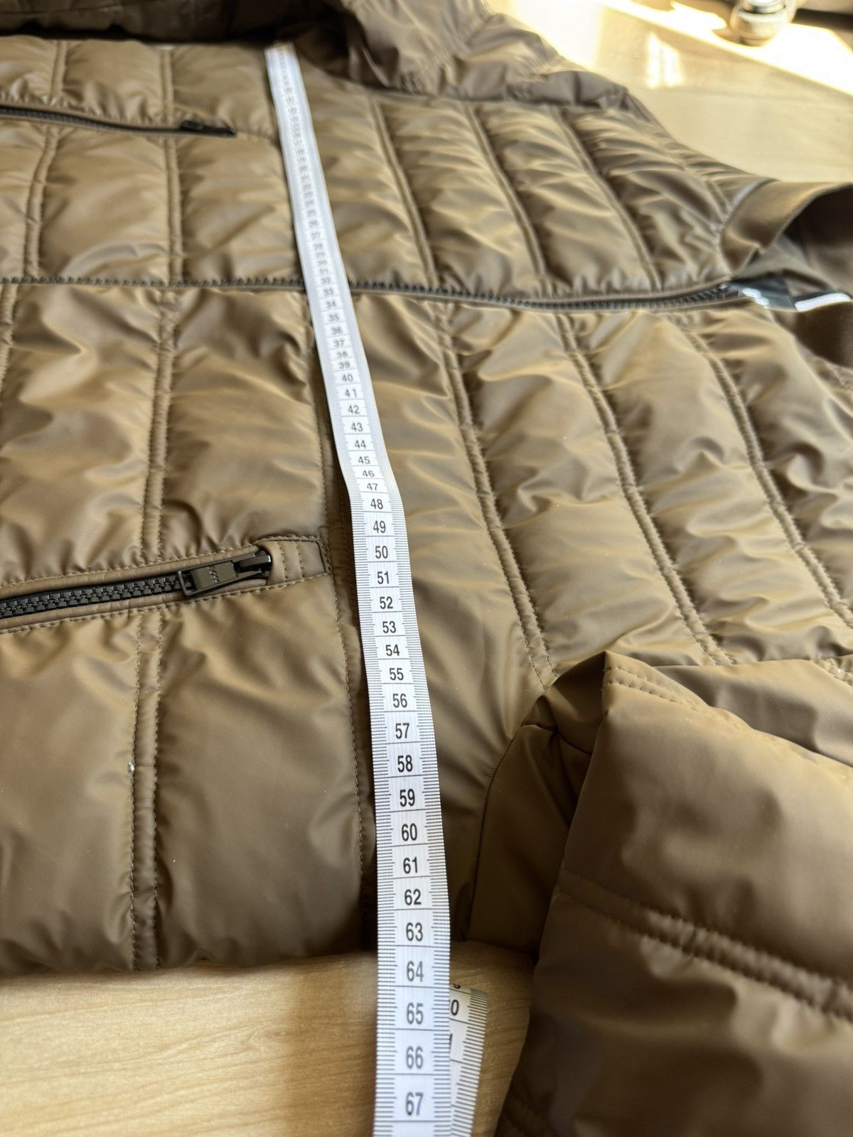 Hugo Boss Hugo Boss Caradoc Men’s Quilted Bomber Jacket – Brown Size US L / EU 52-54 / 3 - 8 Thumbnail