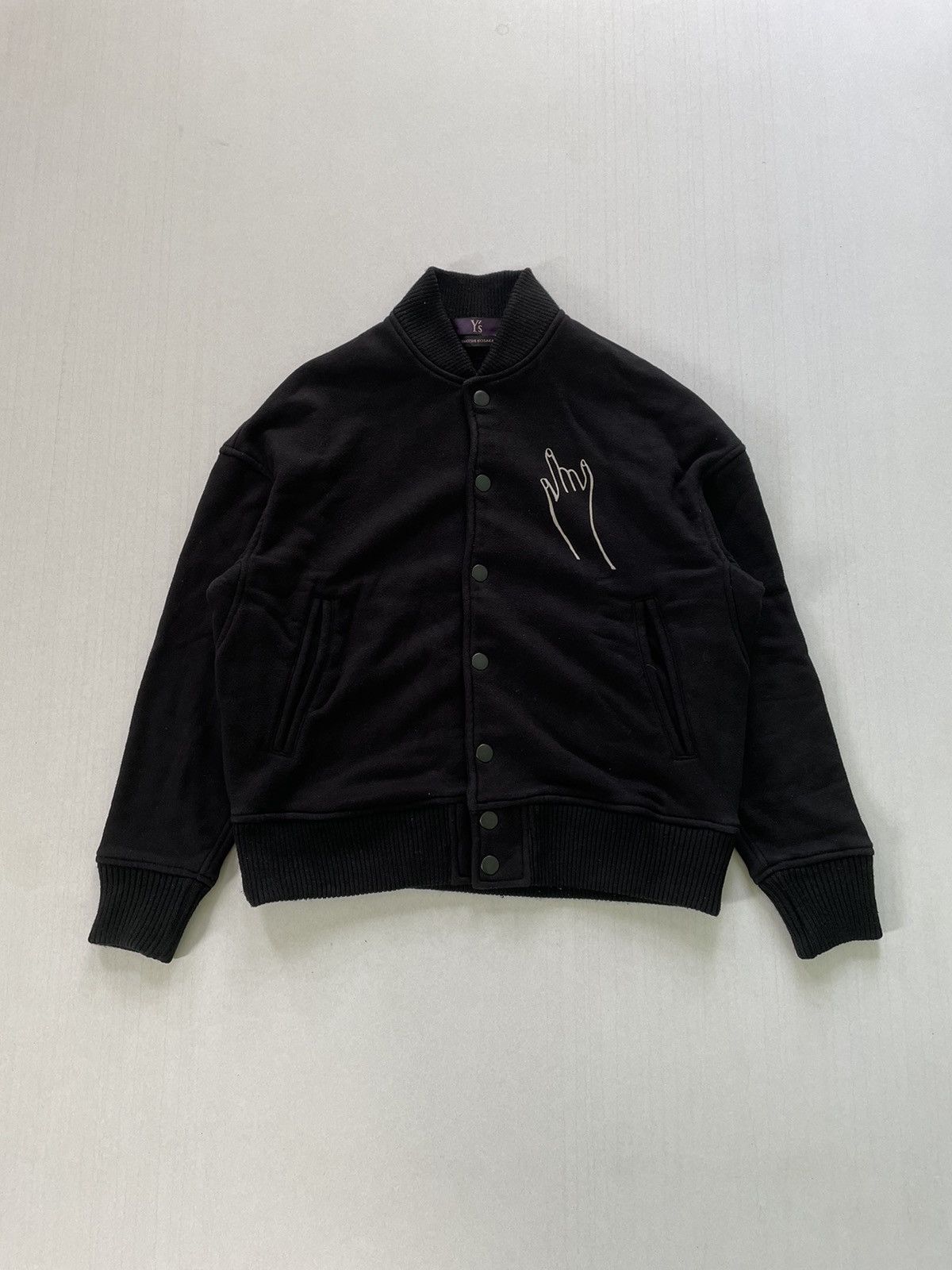image of If Six Was Nine x Yohji Yamamoto Y’S X Takeshi Kosaka Varsity in Black, Men's (Size Small)