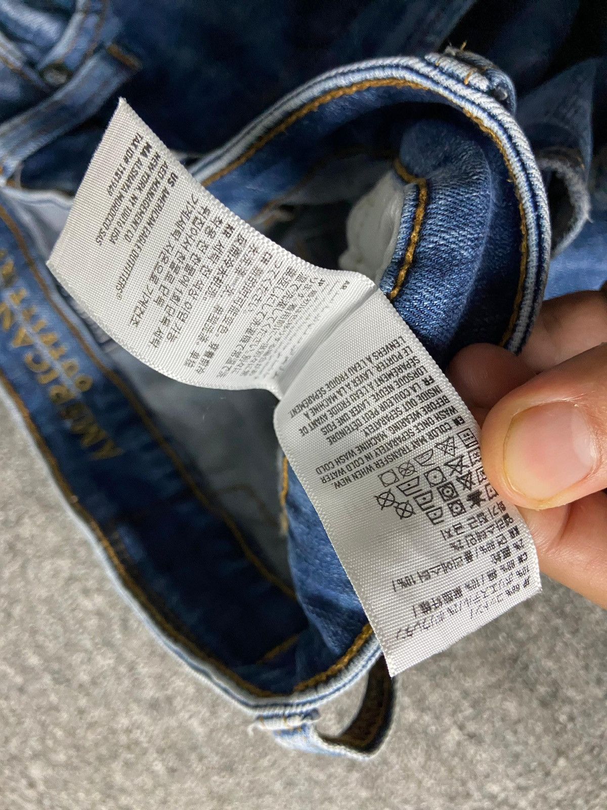 American Eagle Outfitters × Japanese Brand × Vintage American Eagle Outfitters Extreme Flex Ripped Jeans (133) Size US 30 / EU 46 - 6 Thumbnail