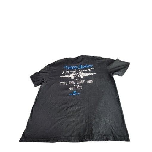 Gildan Velvet Rodeo Las Vegas Residency MIRANDA LAMBERT Black Shirt Size US XL / EU 56 / 4 - 8 Thumbnail