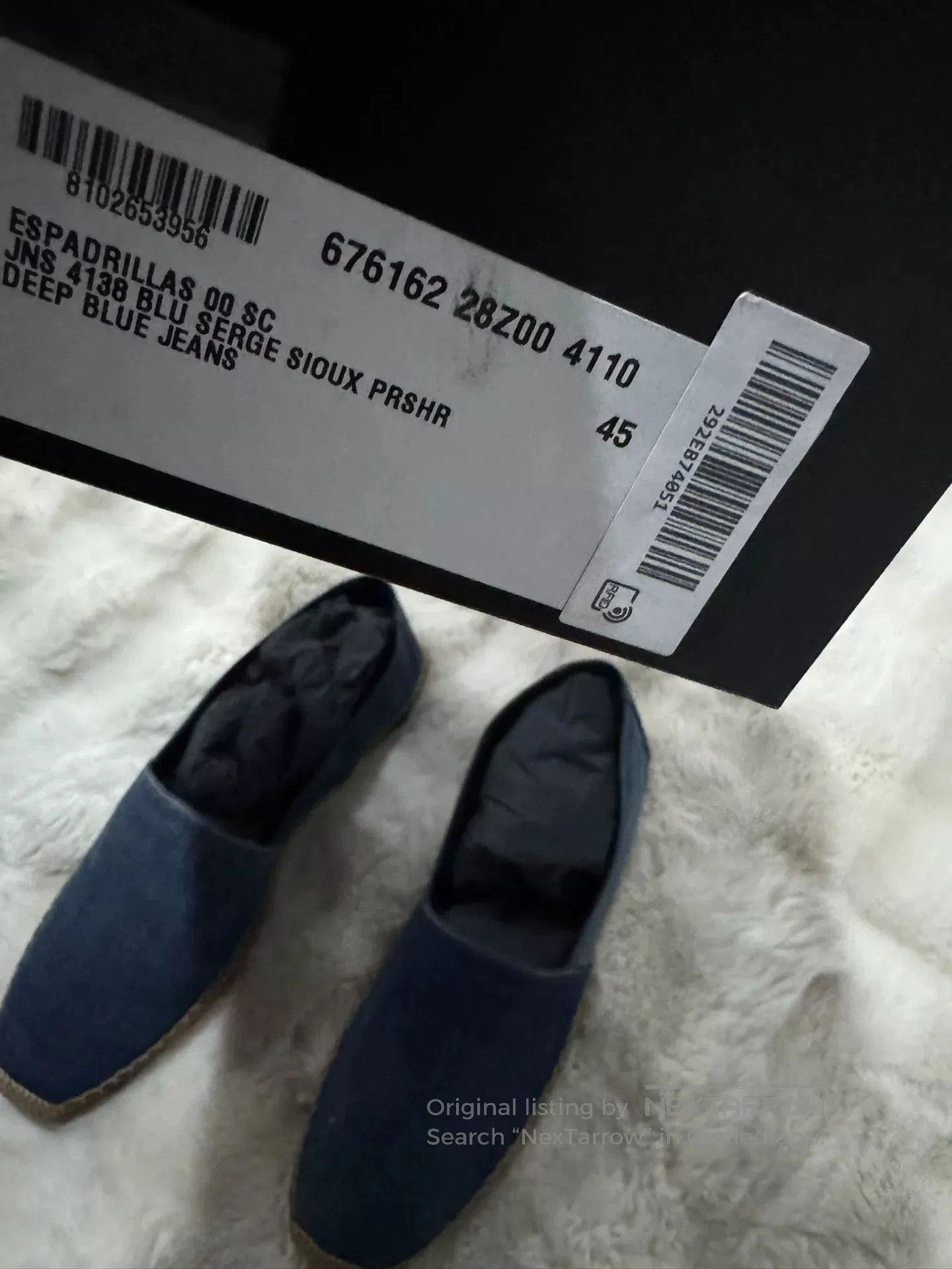 Saint Laurent Paris Saint Laurent SLP Gold Logo Espadrilles. Size US 11 / EU 44 - 7 Thumbnail