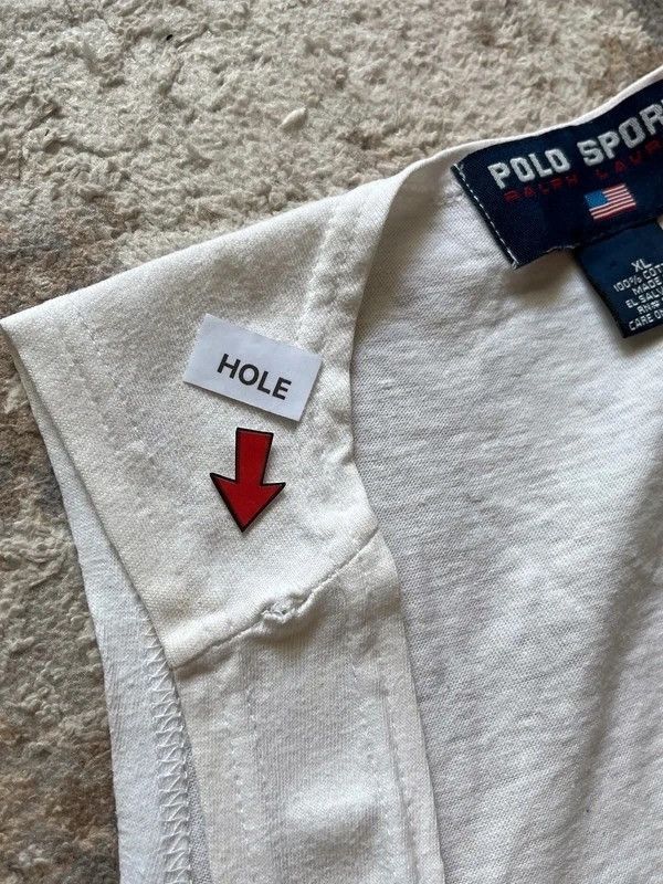 Polo Ralph Lauren Ralph Lauren Polo Sport Top Tank White Black Patch Logo Size US XL / EU 56 / 4 - 9 Thumbnail