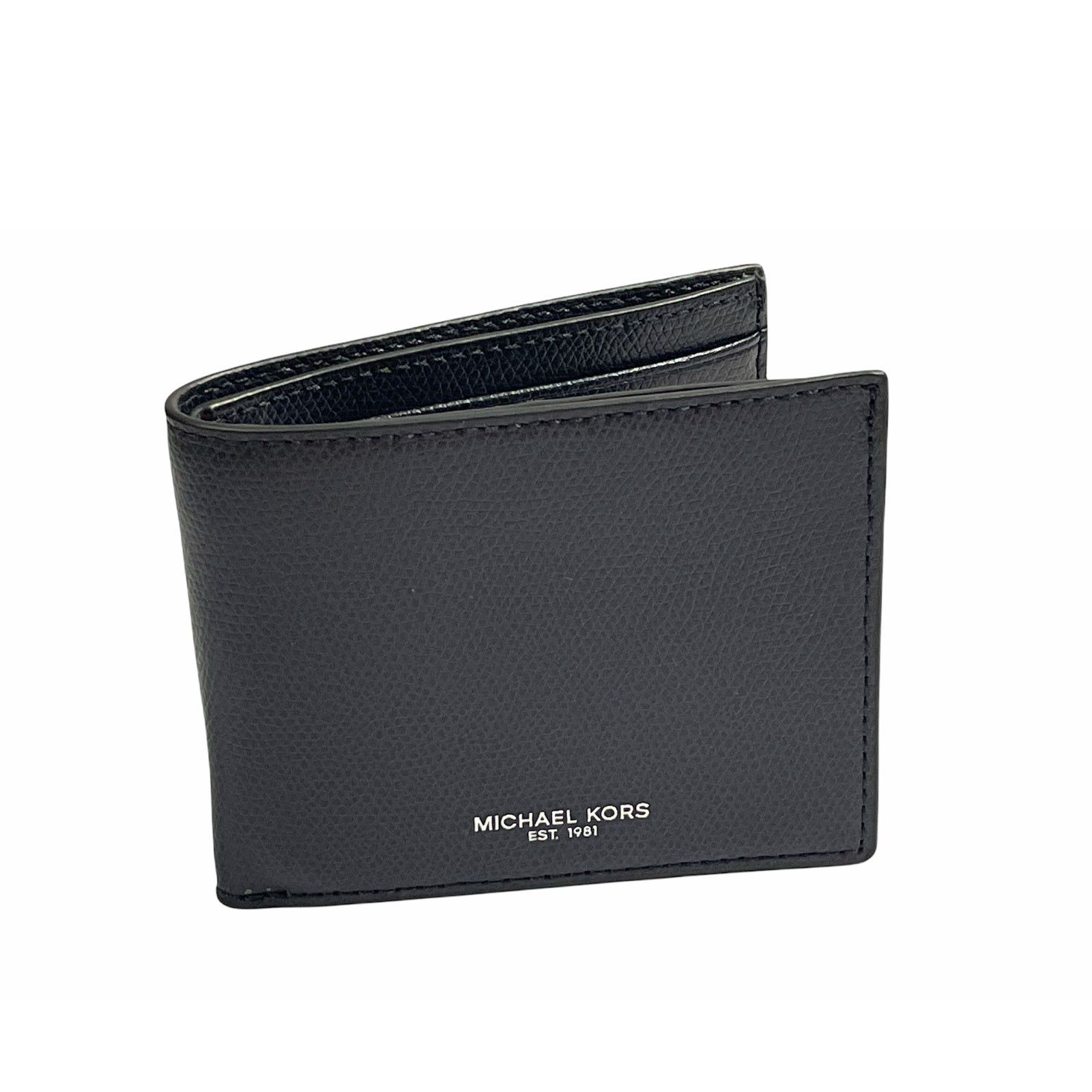 Michael Kors Michael Kors Leather Mens Slim Billfold Wallet in Navy Size ONE SIZE - 1 Thumbnail