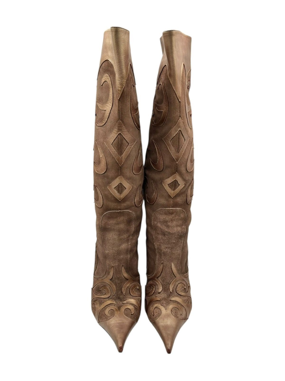 Other Vintage El Dantes knee high leather boots Size 37 Size US 7 / IT 37 - 2 Thumbnail
