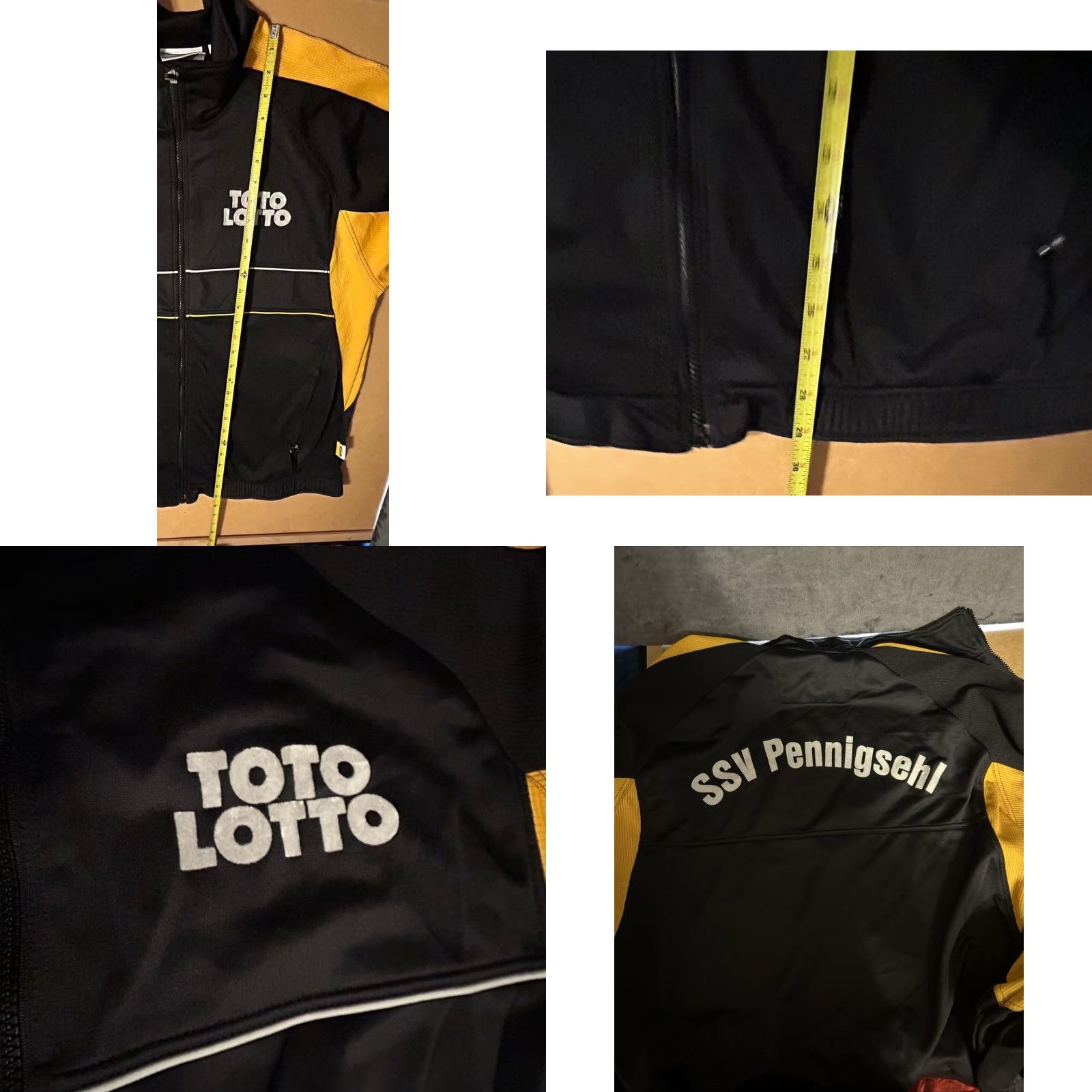 Puma PUMA King Full Zip Jacket Men XL Black Yellow Multicolor Logo Zipper Pocket Front Zip Workwear Outdoor Fall Winter Spring Size US XL / EU 56 / 4 - 10 Thumbnail