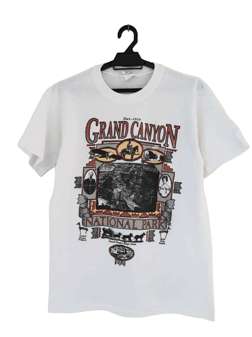 image of Art x Native Vintage Single Stitch Grand Canyon in White, Men's (Size Medium)