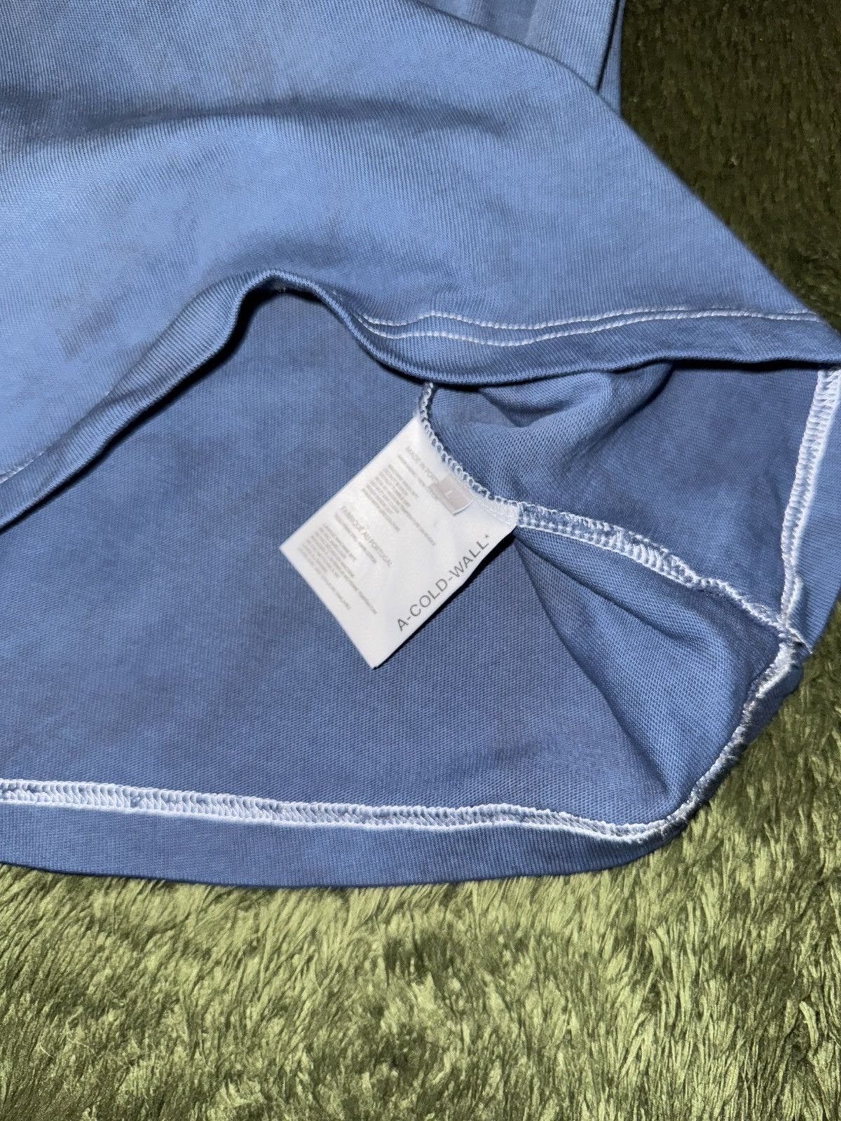 A-COLD-WALL* [L] A-COLD-WALL Rubber Logo Hand-Dyed Soft Touch T-Shirt Size US L / EU 52-54 / 3 - 6 Thumbnail