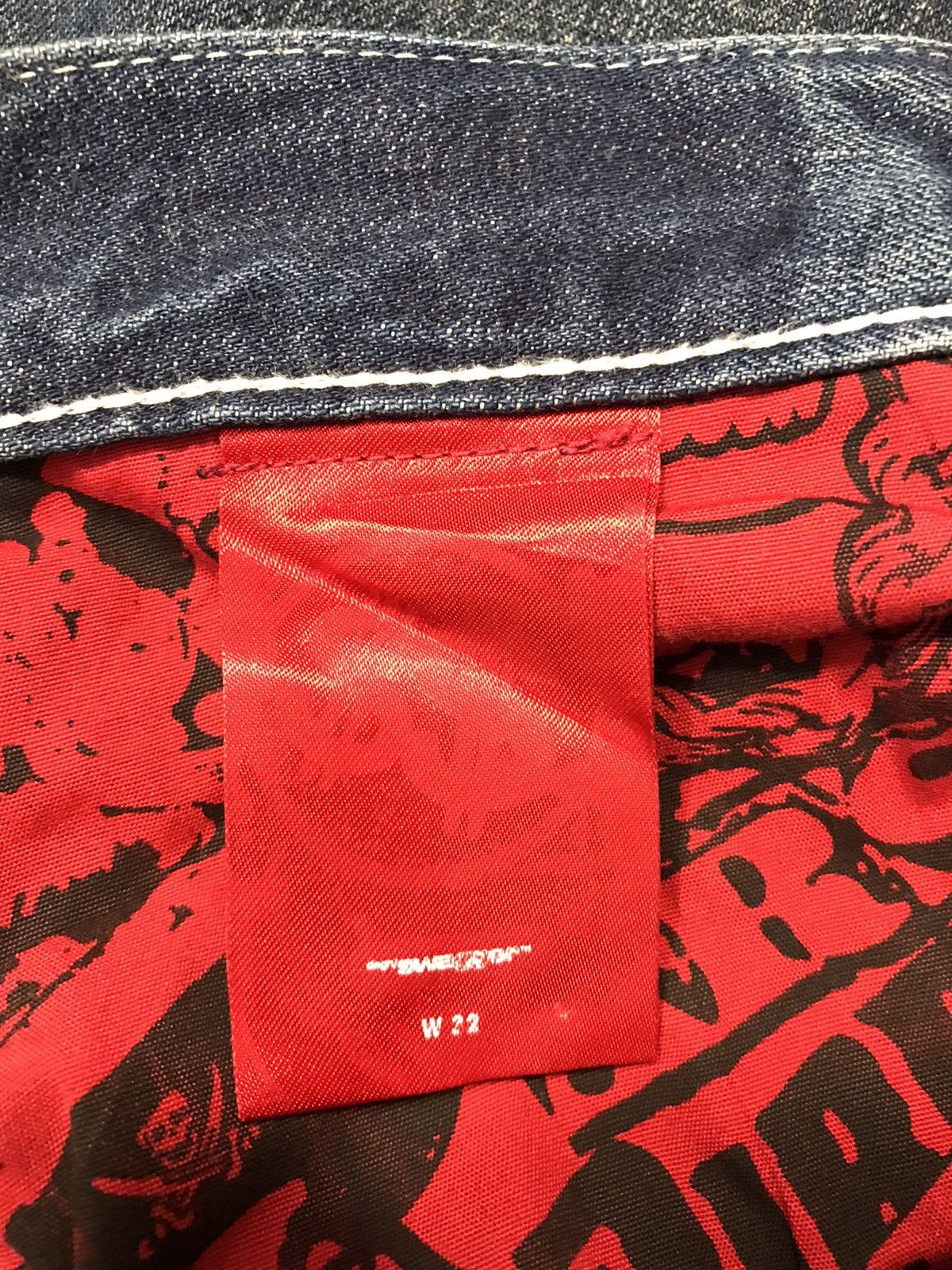 Japanese Brand Vtg Swagger Light Wash The Back Side Logo Money Jeans Size US 34 / EU 50 - 15 Thumbnail