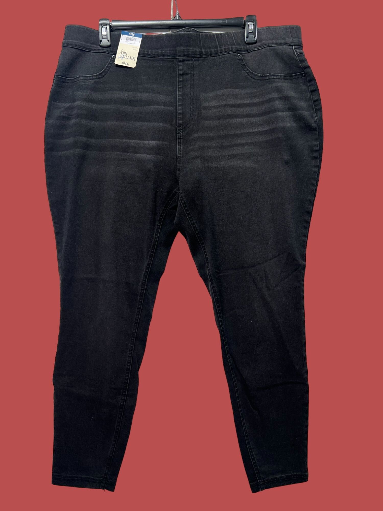 Other Terra & Sky-Women's Plus Size Pull On Legging Jeans 28" Inse Size 42" / US 20 - 3 Thumbnail
