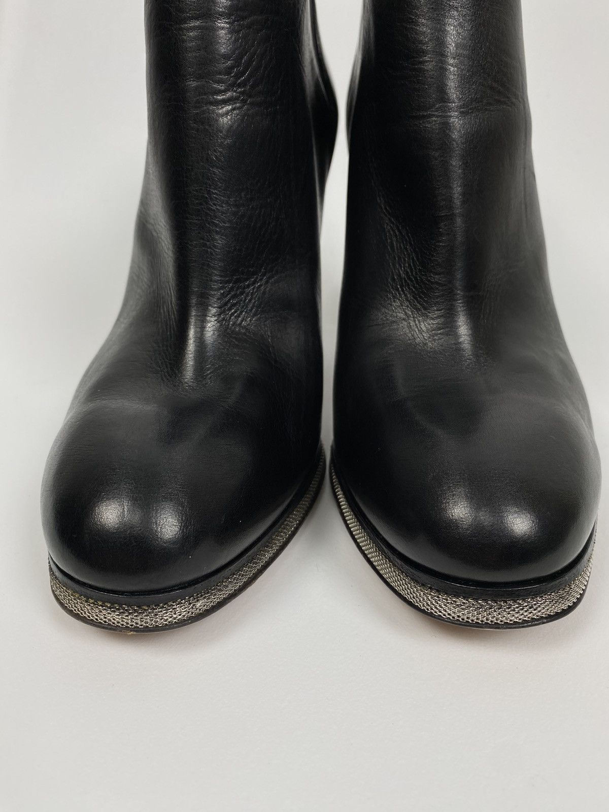 Giorgio Armani Giorgio Armani Leather Ankle Boots size 40 Size US 10 / IT 40 - 5 Thumbnail