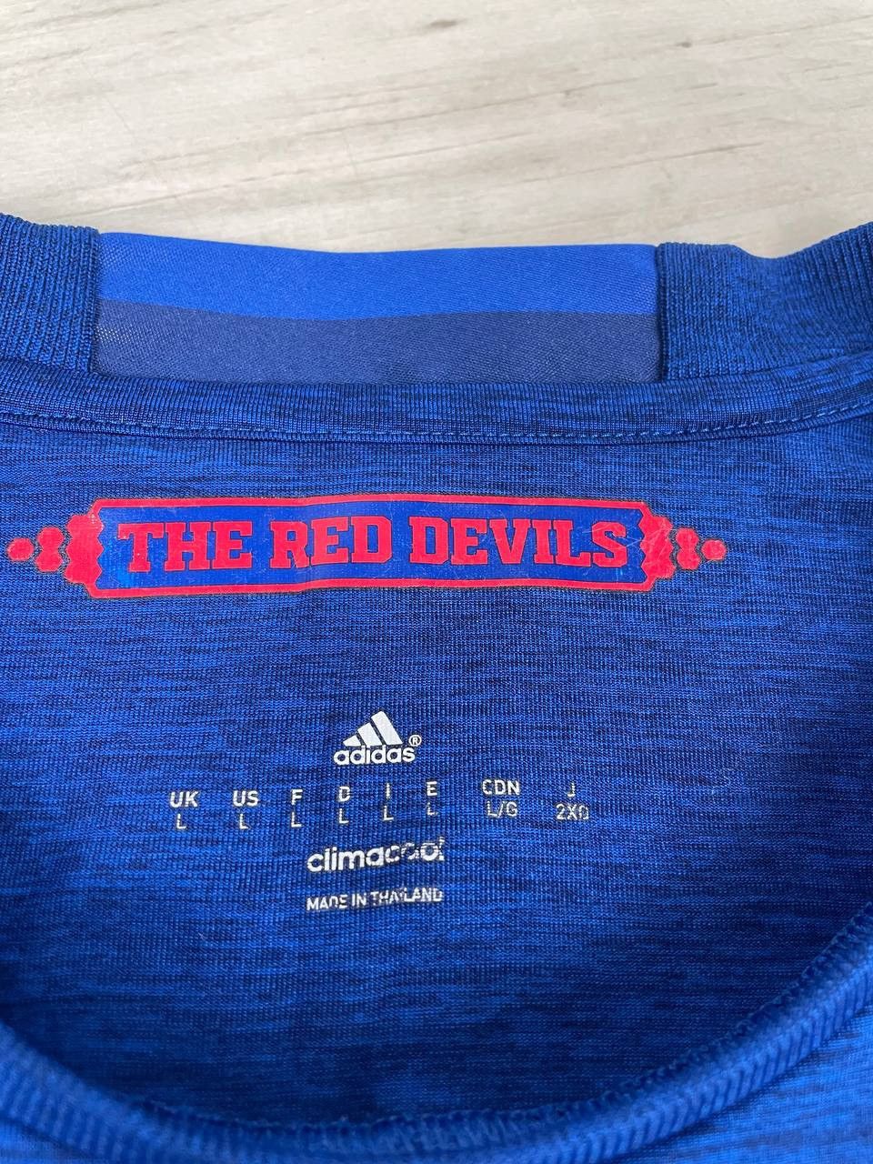 Adidas MANCHESTER UNITED 2016 2017 Smalling #12 AWAY Shirt JERSEY Size US L / EU 52-54 / 3 - 9 Thumbnail