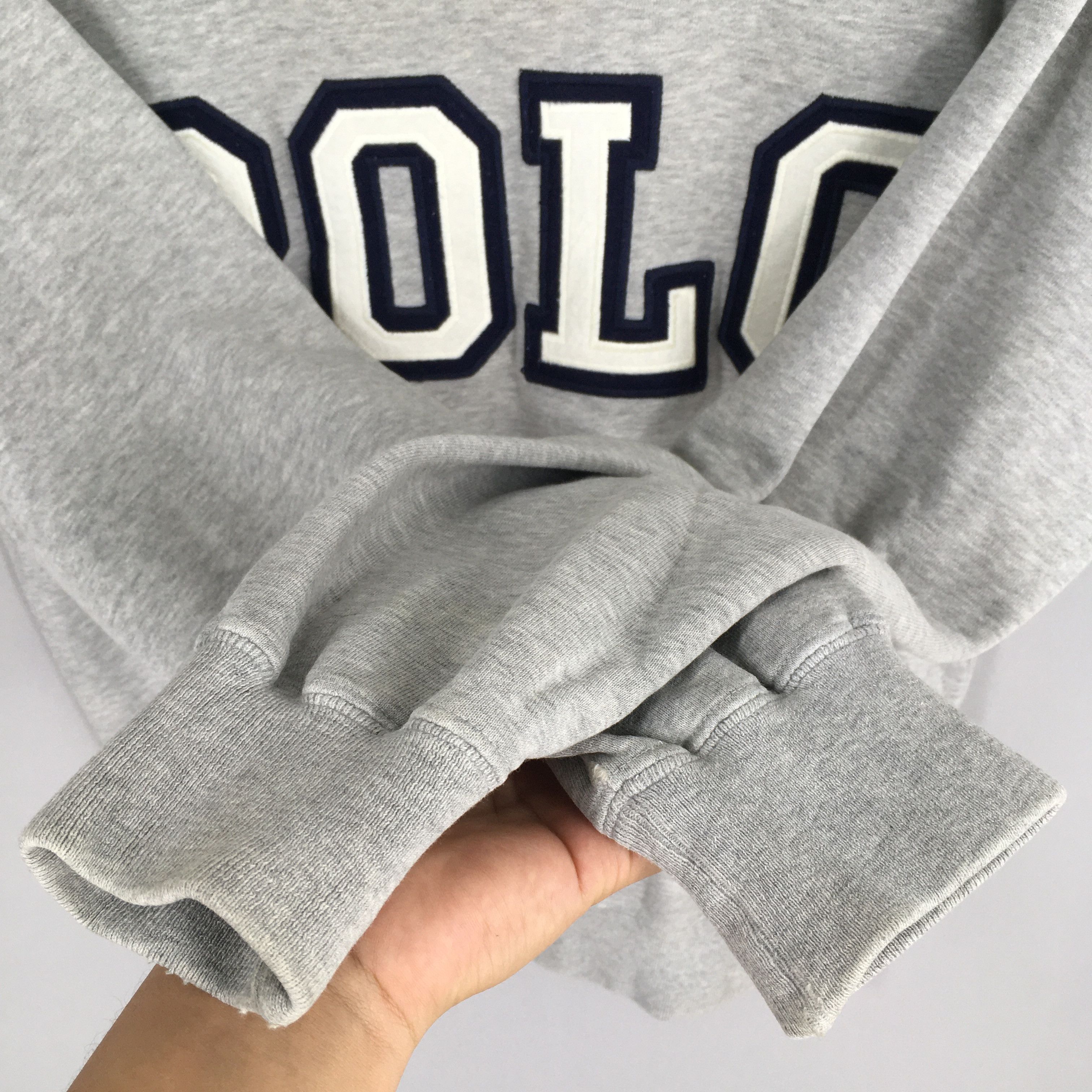 Polo Ralph Lauren × RRL Ralph Lauren Vintage 90's Polo Ralph Lauren Spell Out Sweater Medium Size US M / EU 48-50 / 2 - 5 Thumbnail
